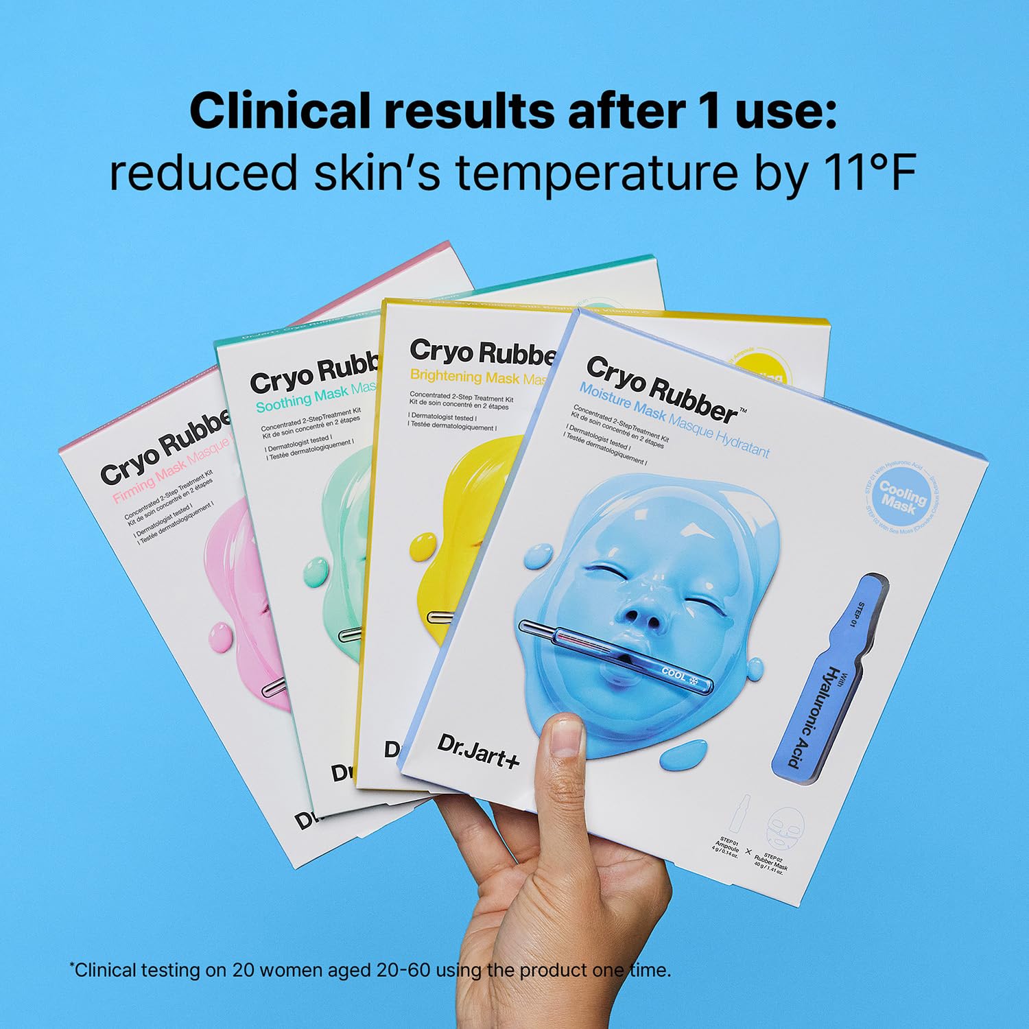 Foto 5 | Mascarilla Facial Dr.jart+ Cryo Rubber Con Ácido Hialurónico 40 Ml - Venta Internacional.
