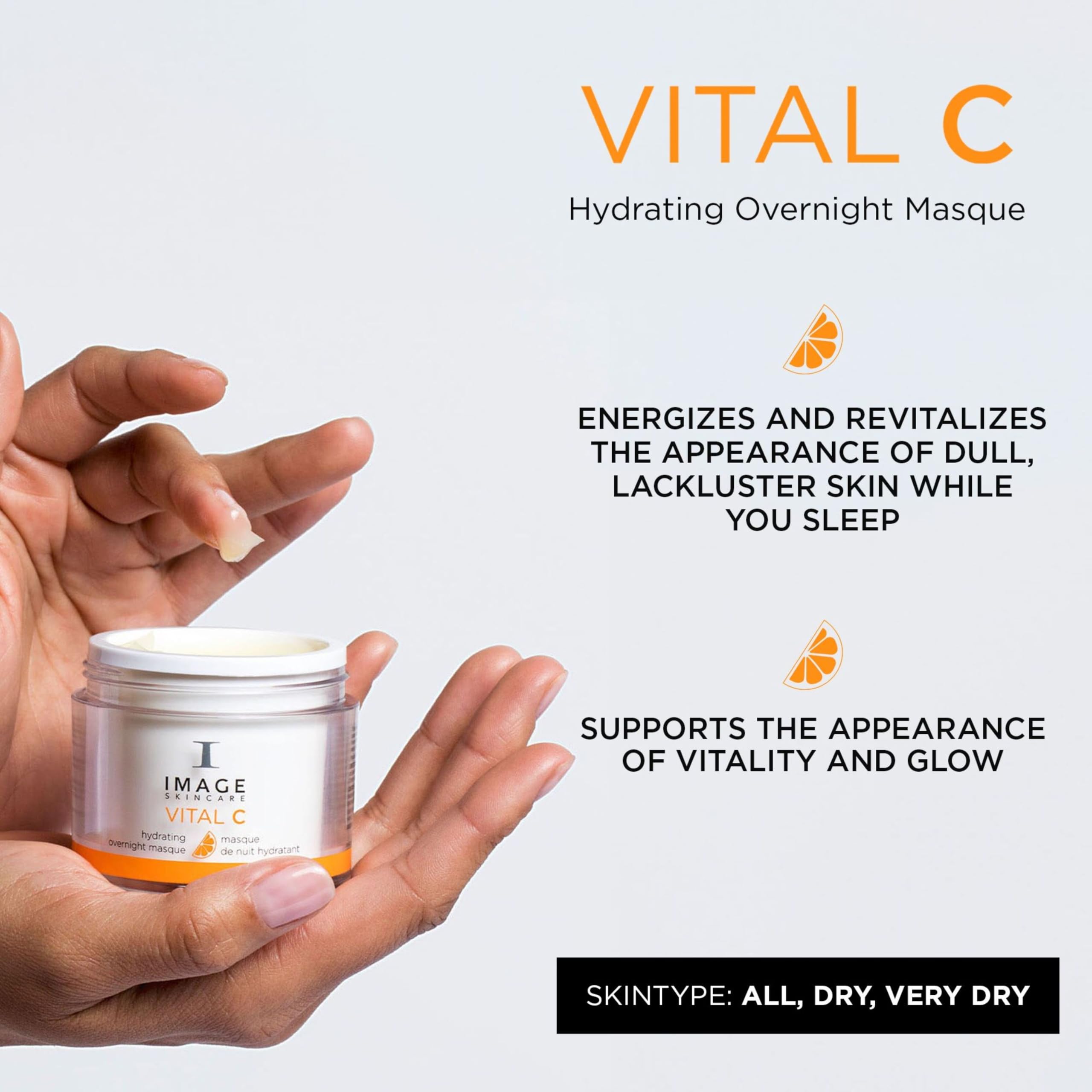 Foto 3 pulgar | Mascarilla Facial Image Skincare Vital C Hidratante Overnight 60 Ml - Venta Internacional.