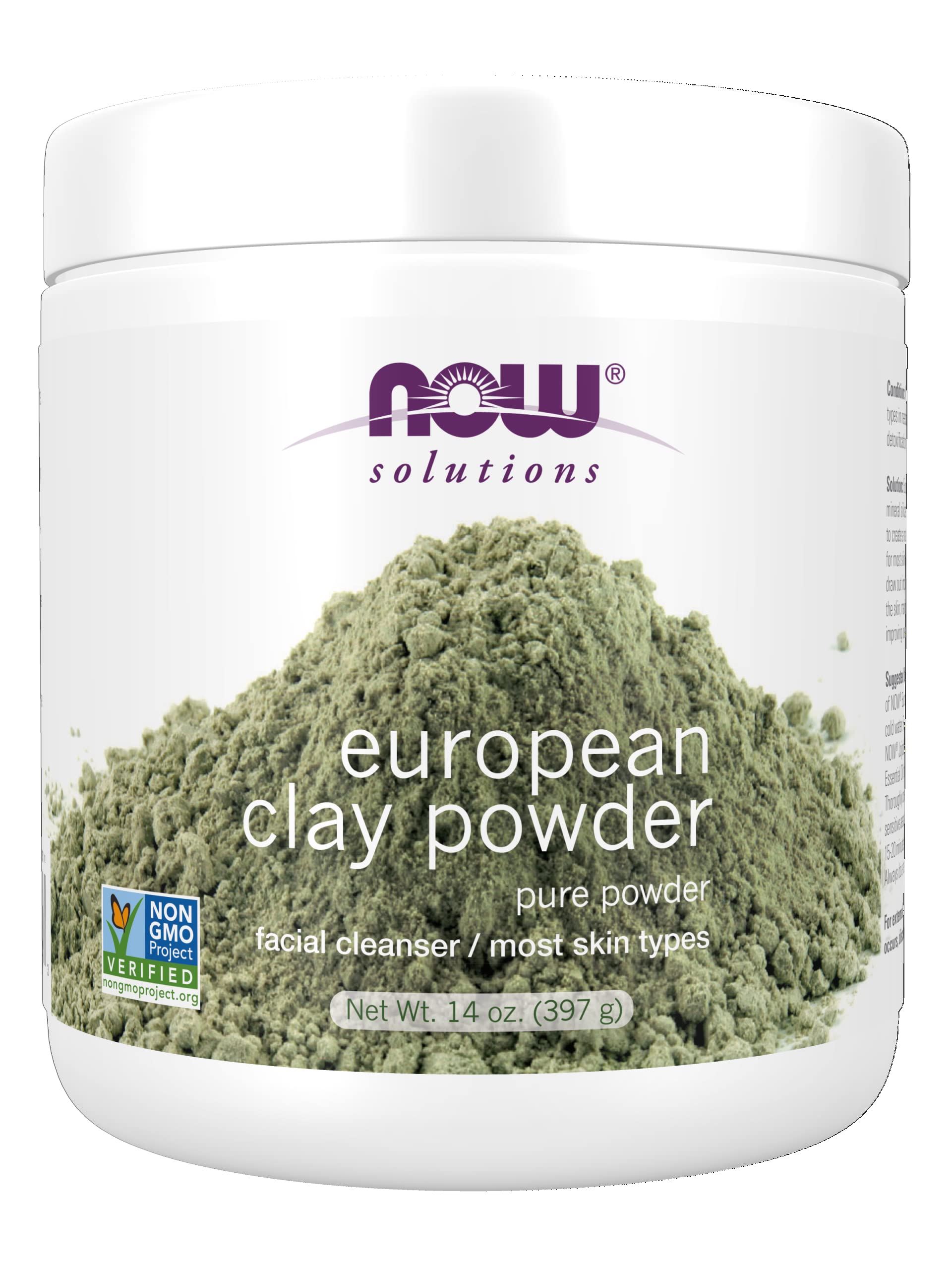 Foto 2 pulgar | Clay Powder Now Solutions Para Limpieza Facial Desintoxicante, 400 Ml - Venta Internacional.