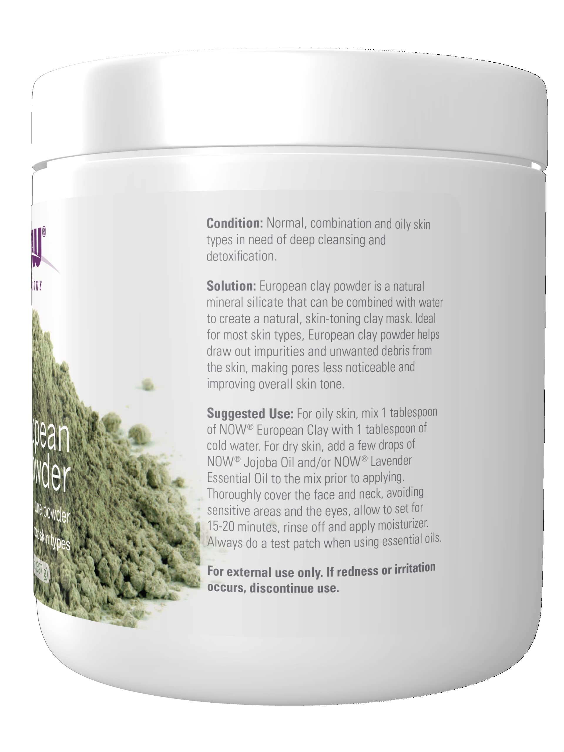 Foto 2 | Clay Powder Now Solutions Para Limpieza Facial Desintoxicante, 400 Ml - Venta Internacional.