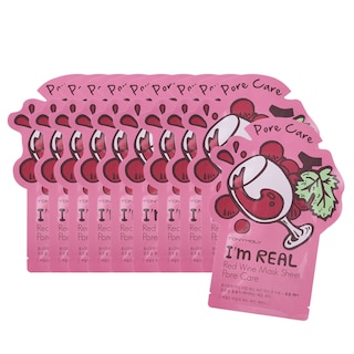 Foto 4 | Mascarilla Tonymoly I'm Real Red Wine, 10 Unidades - Venta Internacional.