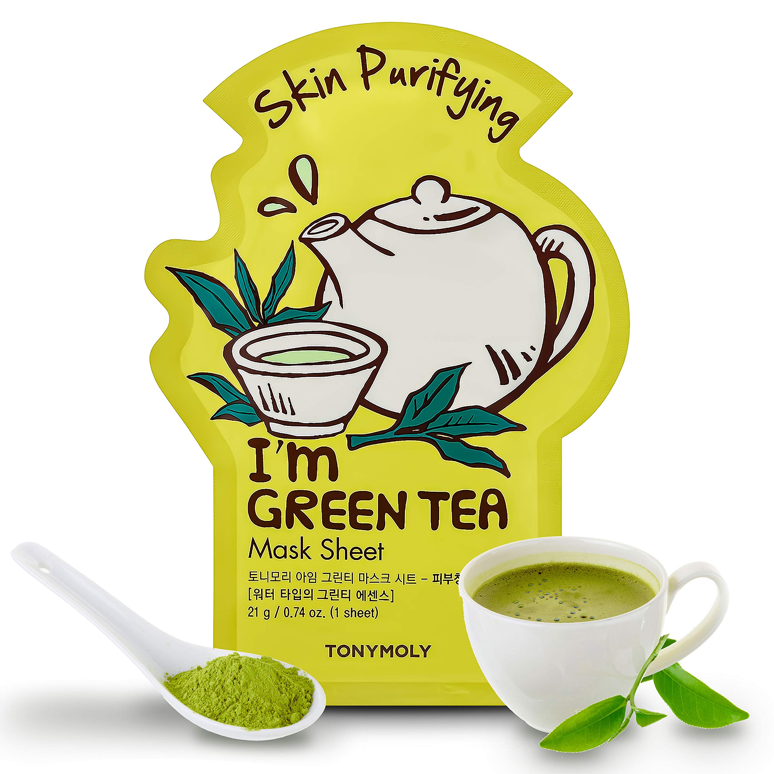 Foto 2 pulgar | Mascarilla Facial Tonymoly I'm Real Green Skin Purifying Tee - Venta Internacional.