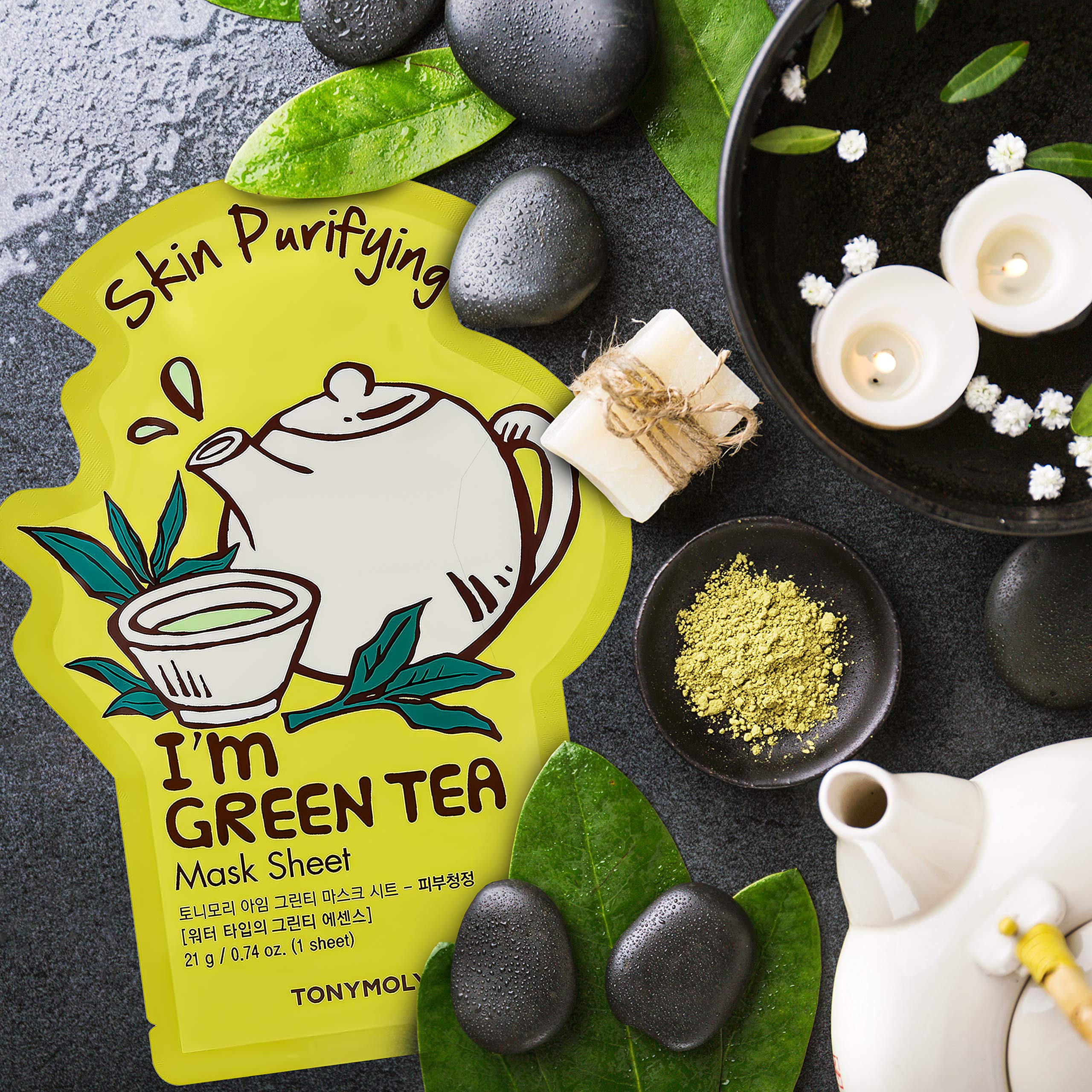 Foto 5 pulgar | Mascarilla Facial Tonymoly I'm Real Green Skin Purifying Tee - Venta Internacional.