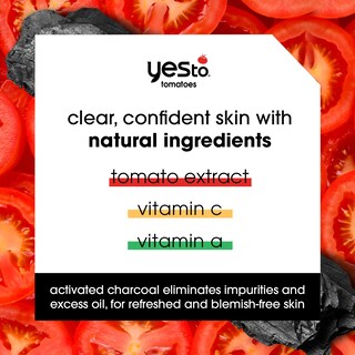 Foto 2 | Mascarilla De Barro Yes To Tomatoes Clear Skin, Carbón Desintoxicante, 60 Ml - Venta Internacional.
