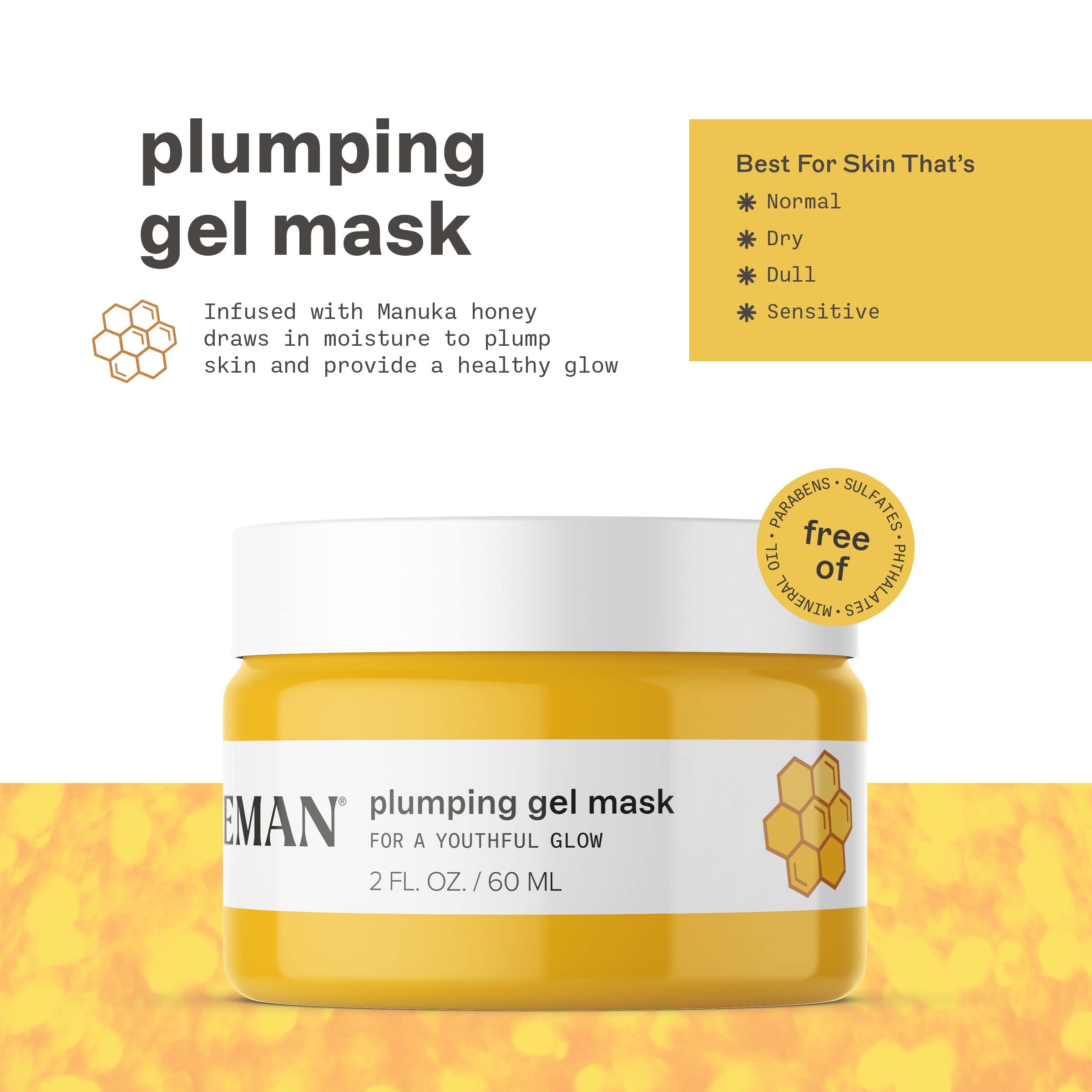 Foto 4 pulgar | Mascarilla Facial Freeman Plumping Manuka Honey Gel 60 Ml (2 Unidades) - Venta Internacional.