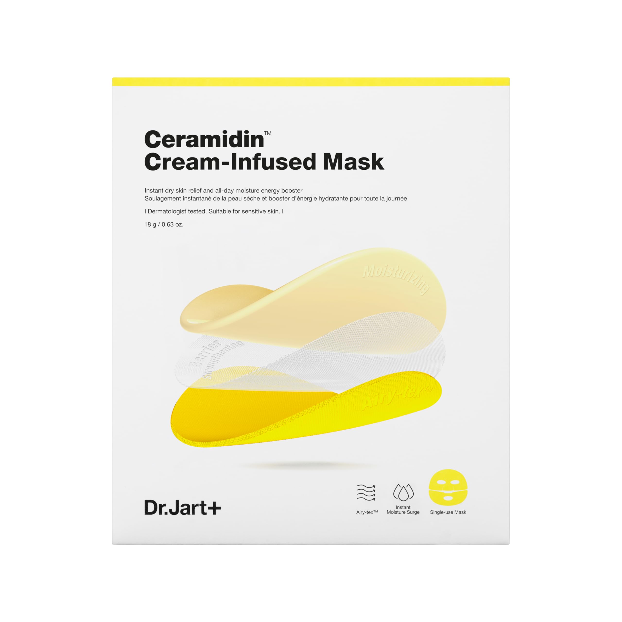 Foto 2 pulgar | Sheet Mask Dr.jart+ Mascarilla Facial Con Infusión De Crema De Ceramidina - Venta Internacional.