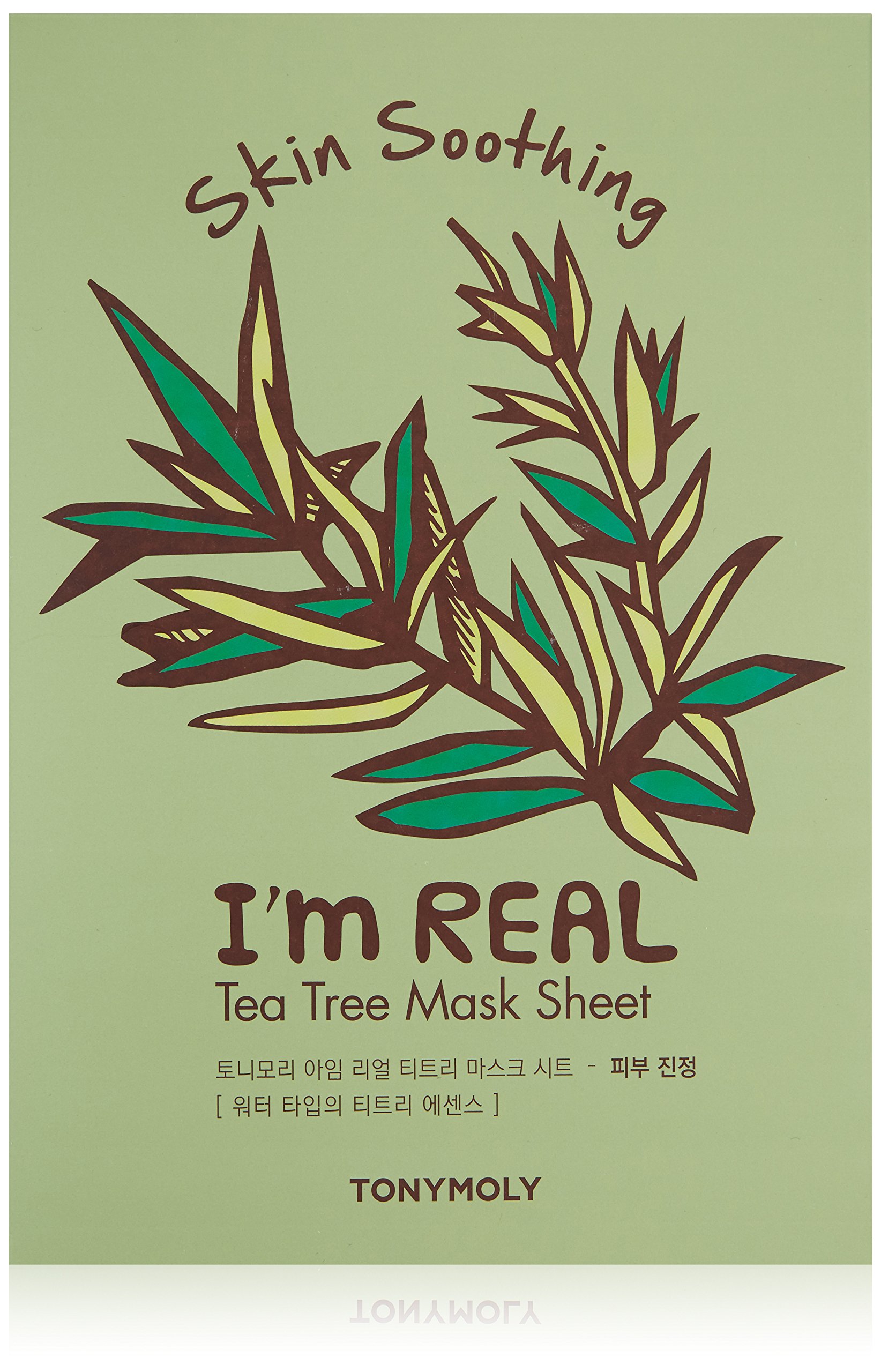 Foto 2 pulgar | Mascarilla Tonymoly I'm Real Tea Tree, 10 Unidades - Venta Internacional.