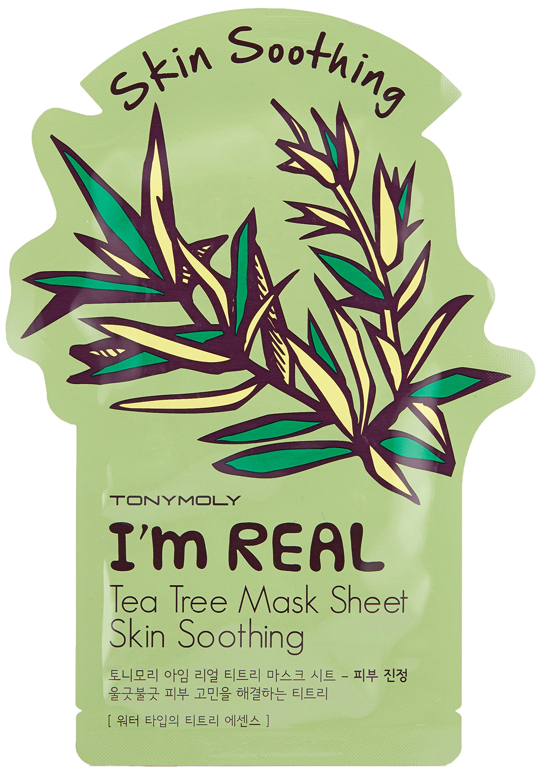 Foto 3 pulgar | Mascarilla Tonymoly I'm Real Tea Tree, 10 Unidades - Venta Internacional.