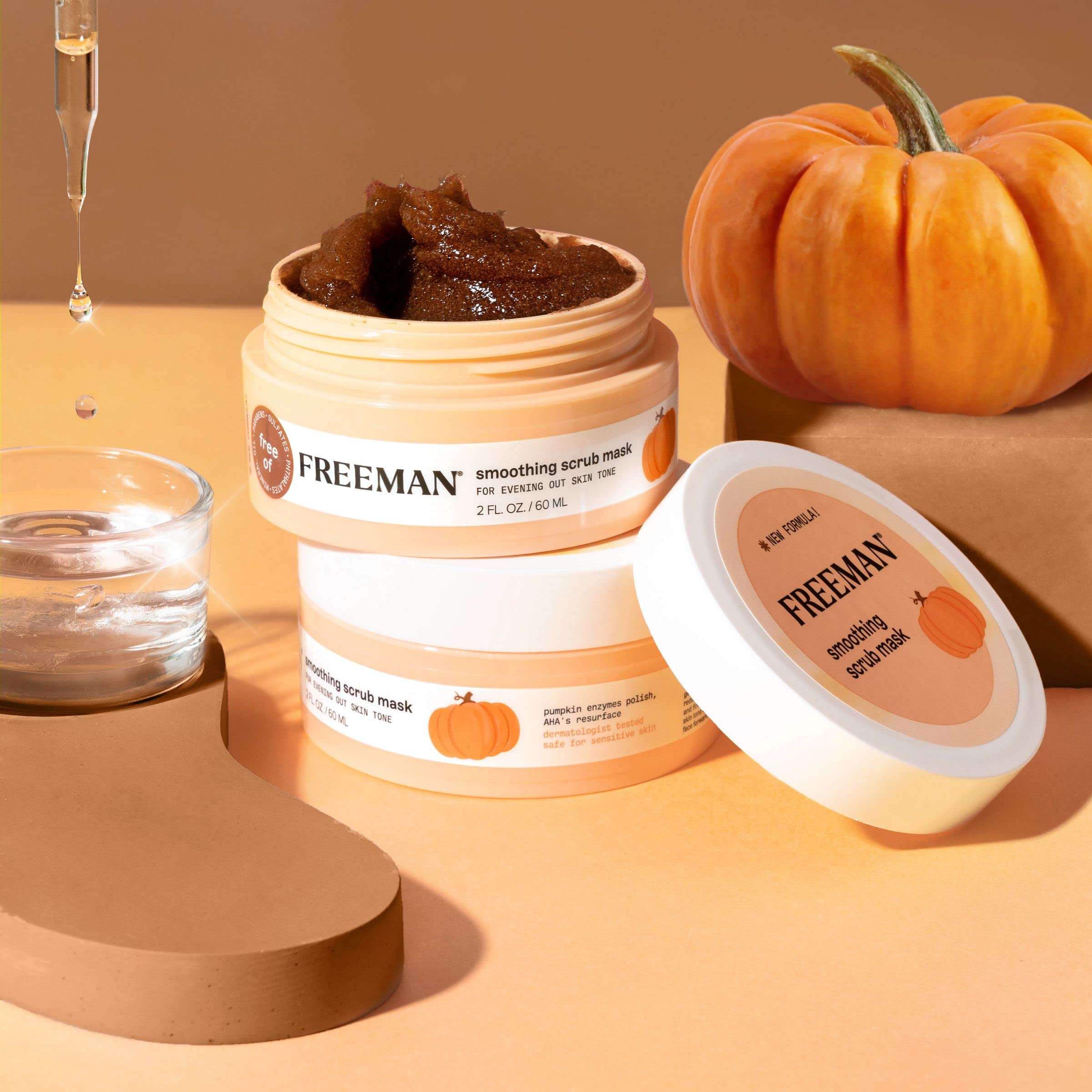 Foto 6 pulgar | Mascarilla Facial Freeman Smoothing Pumpkin Mud 60 Ml (2 Unidades) - Venta Internacional.