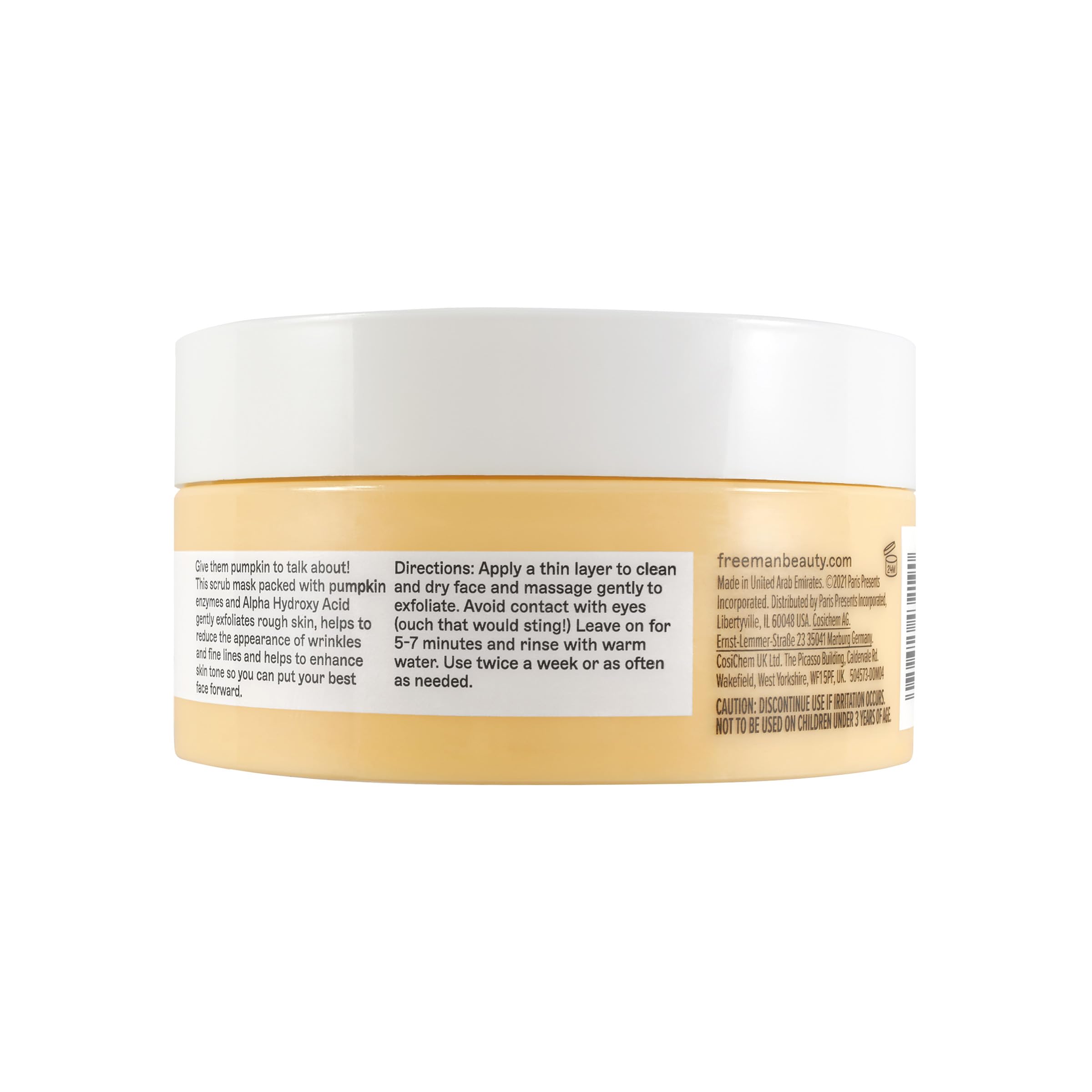 Foto 7 | Mascarilla Facial Freeman Smoothing Pumpkin Mud 60 Ml (2 Unidades) - Venta Internacional.