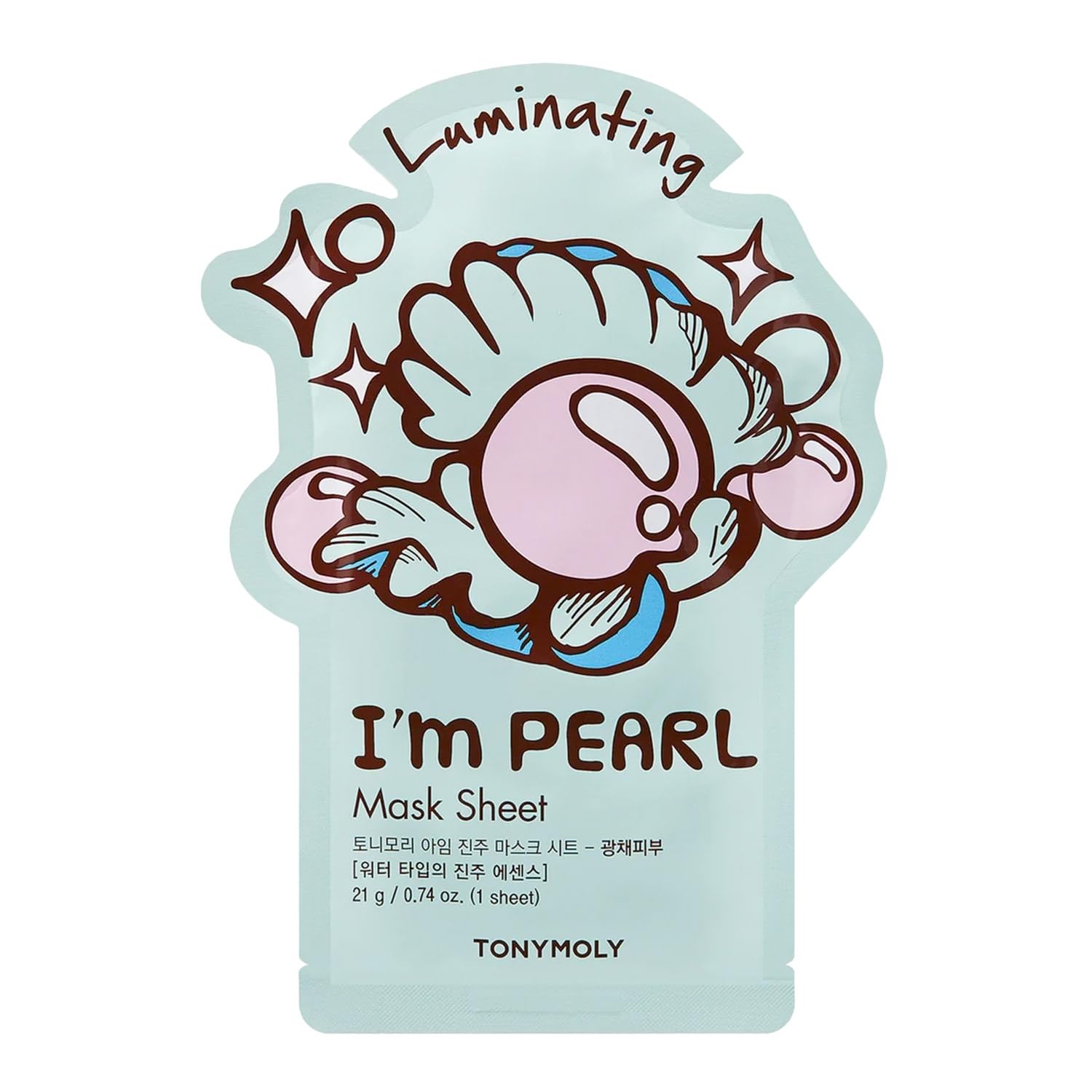 Foto 2 pulgar | Lámina Para Mascarillas Tonymoly I'm Real Pearl Luminating, 1 Unidad - Venta Internacional.