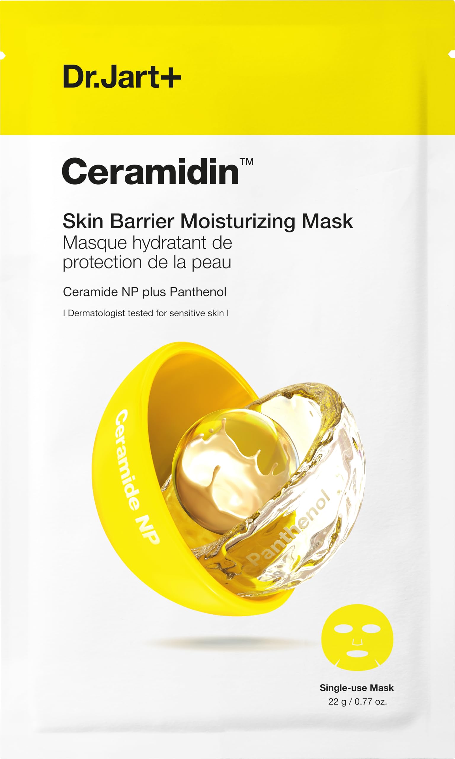 Mascarilla Facial Dr.jart+ Ceramidin Skin Barrier Hidratante - Venta Internacional.