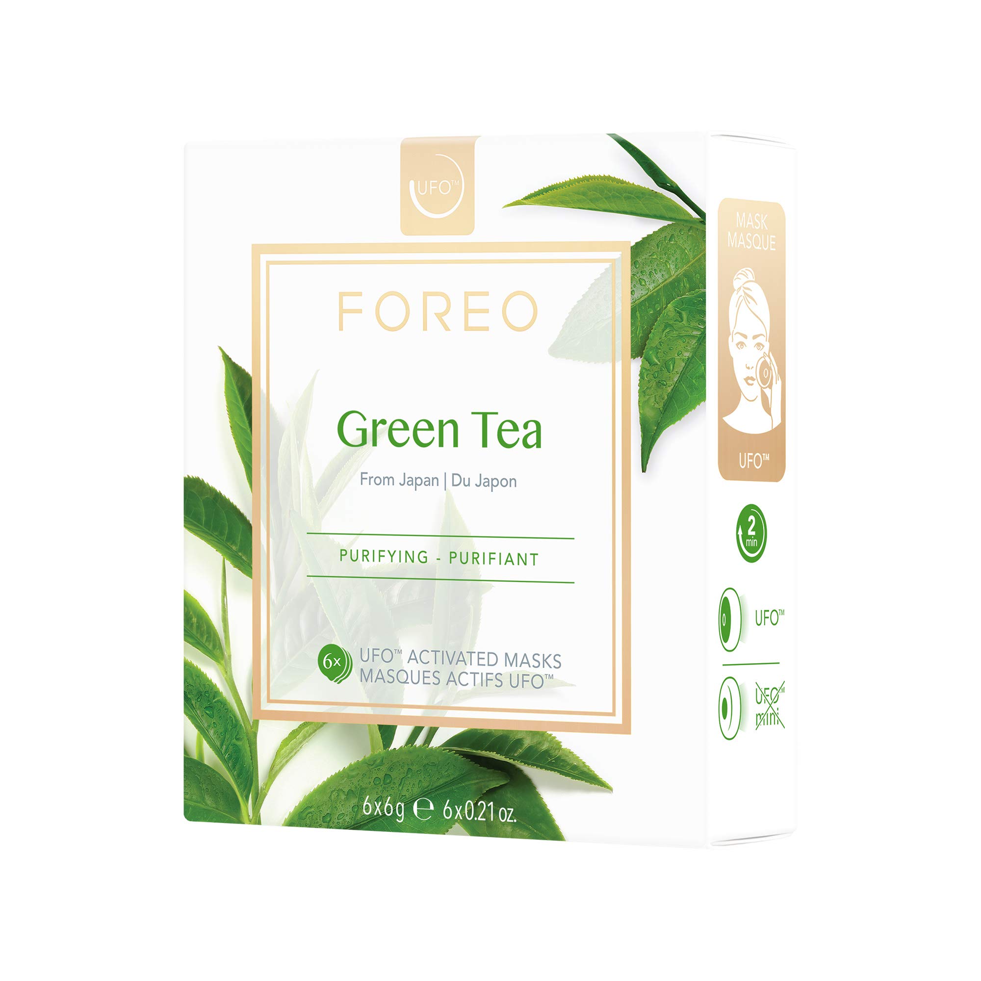 Foto 3 pulgar | Máscara Facial Foreo Green Tea Ufo Activated, Paquete De 6 Unidades, Para Piel Con Imperfecciones - Venta Internacional