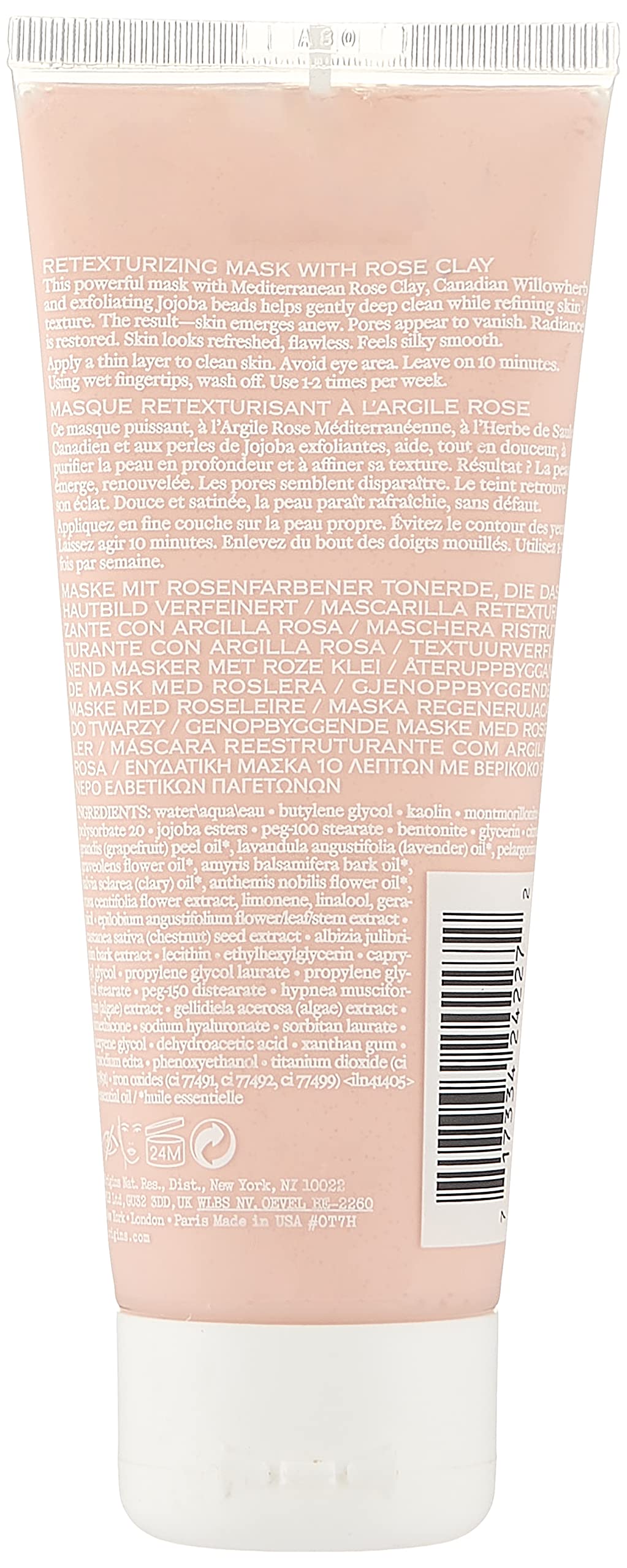 Foto 3 pulgar | Mascarilla Origins Original Skin Retexturizante Con Arcilla Rosa 75 Ml - Venta Internacional.