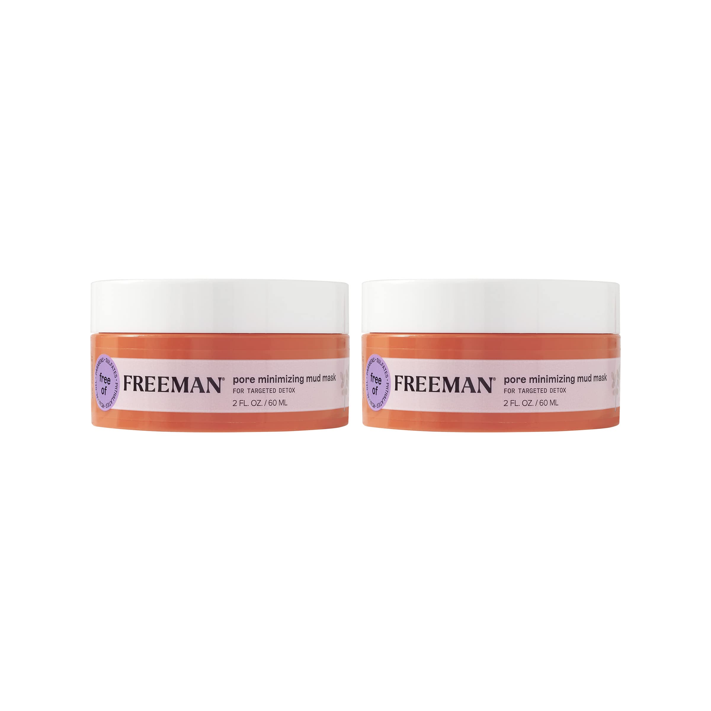 Foto 2 pulgar | Mascarilla Facial Freeman, Arcilla Minimizadora De Poros, 60 Ml (2 Unidades) - Venta Internacional.