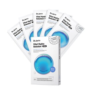 Foto 7 | Mascarilla Facial Dr.jart+ Dermask Vital Hydra Solution Glow, Paquete De 5 - Venta Internacional.