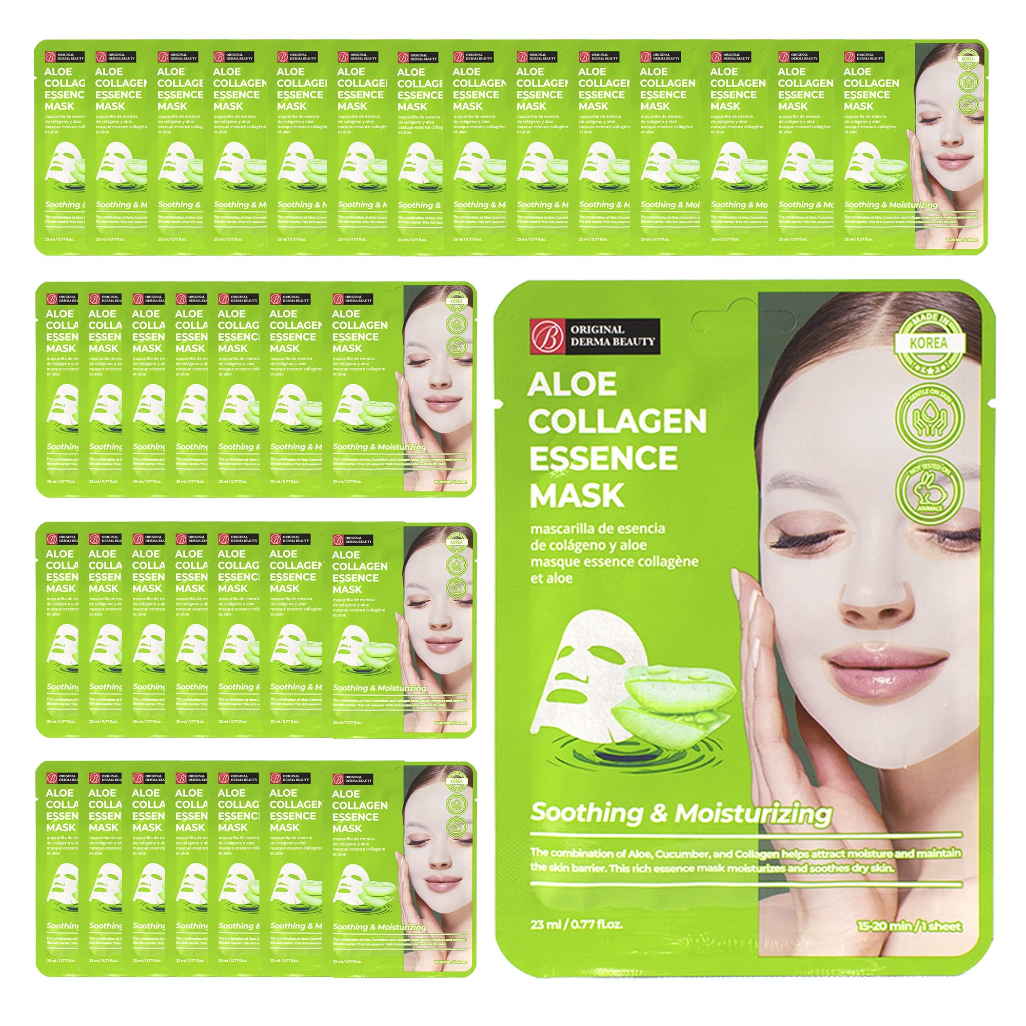 Foto 2 pulgar | Mascarillas Faciales Innerest Original Derma Beauty Collagen X36 - Venta Internacional.