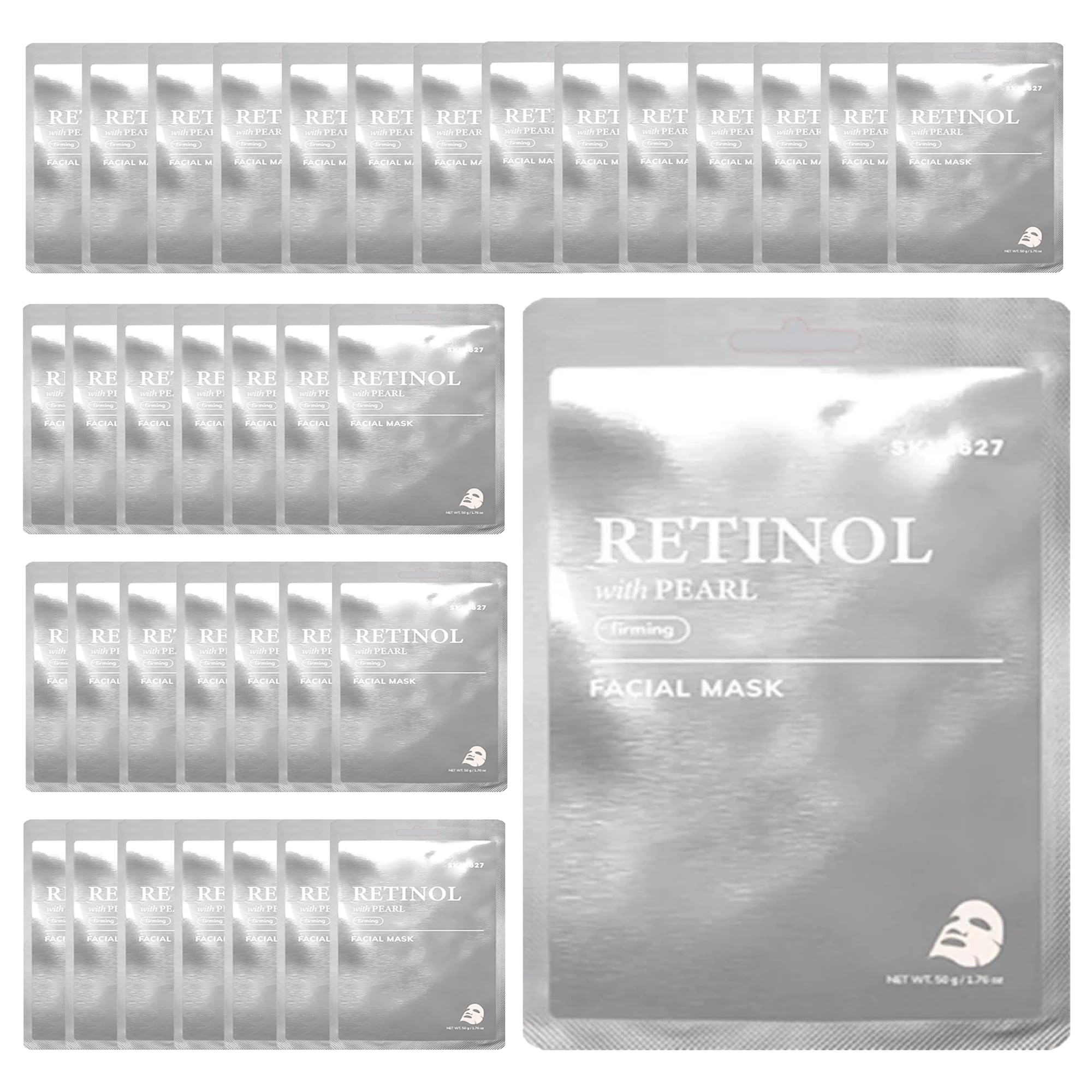 Foto 2 pulgar | Mascarilla Facial Innerest Skin627 Retinol Con Perla 36pk - Venta Internacional.