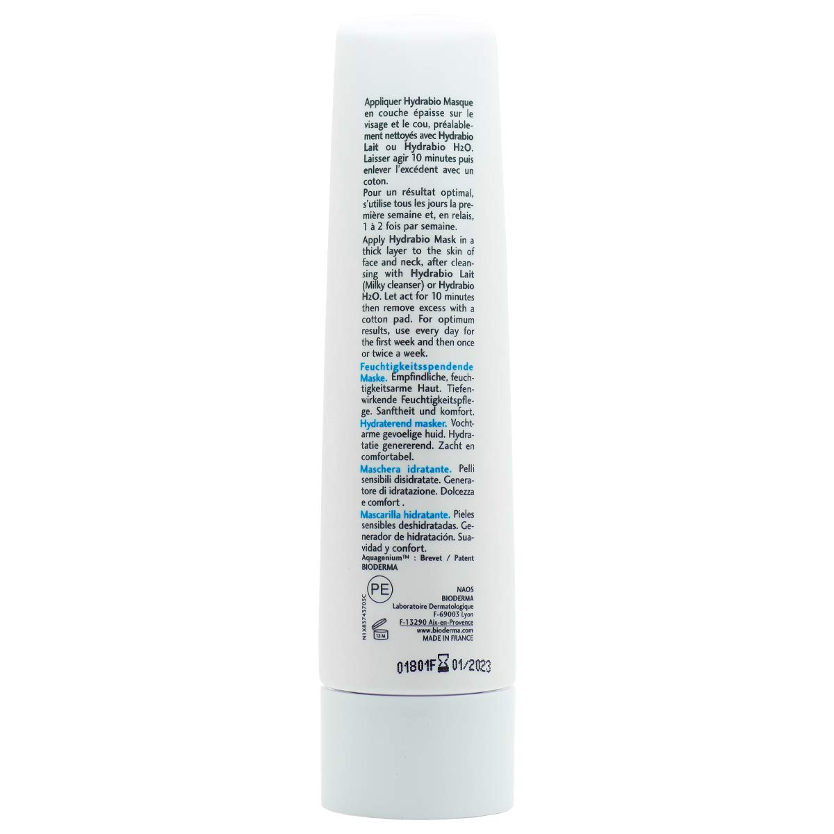 Foto 4 pulgar | Mascarilla Facial Bioderma Hydrabio Para Pieles Sensibles Y Deshidratadas - Venta Internacional.