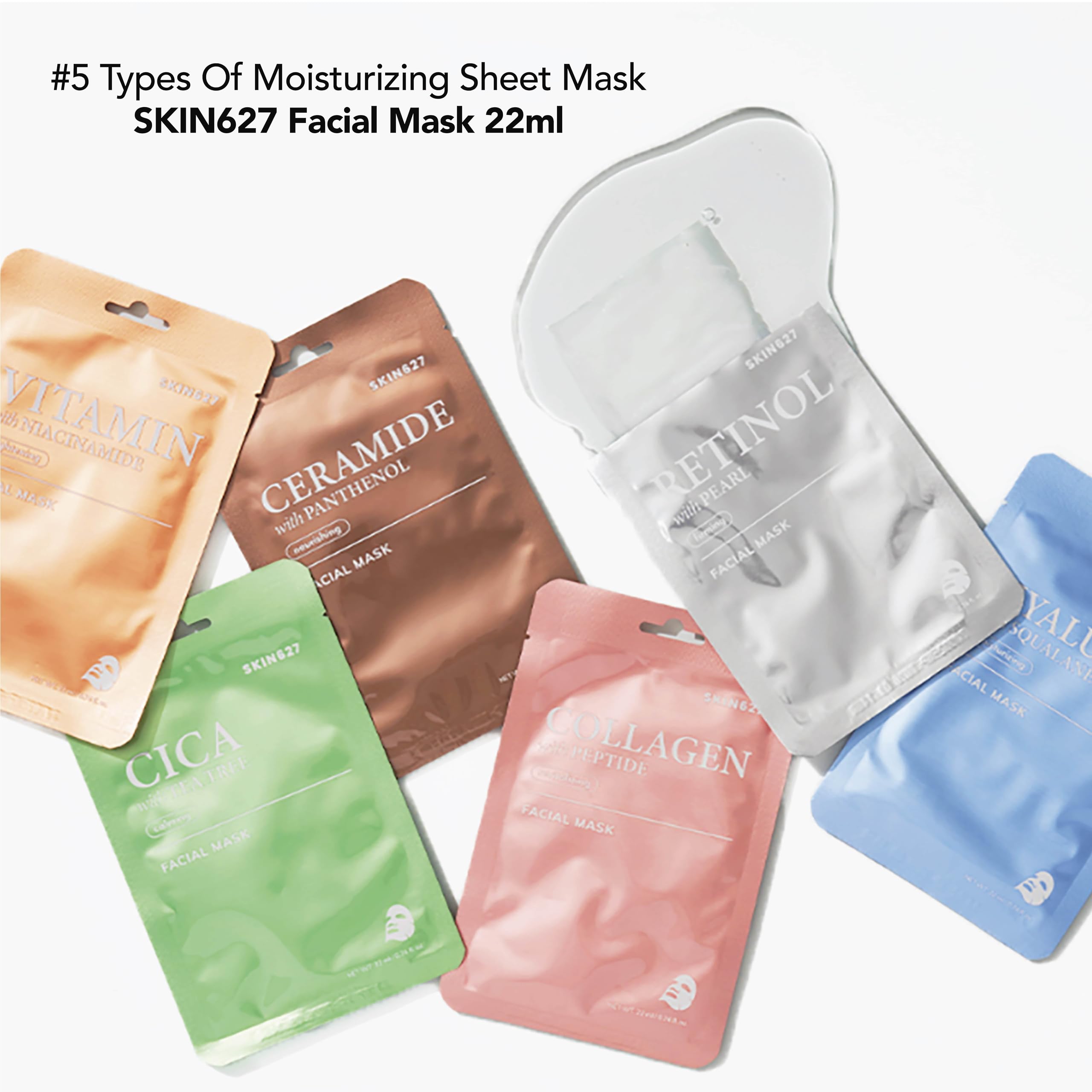 Foto 7 pulgar | Mascarilla Facial Innerest Skin627 Retinol W/ Pearl 36pk Korean - Venta Internacional.