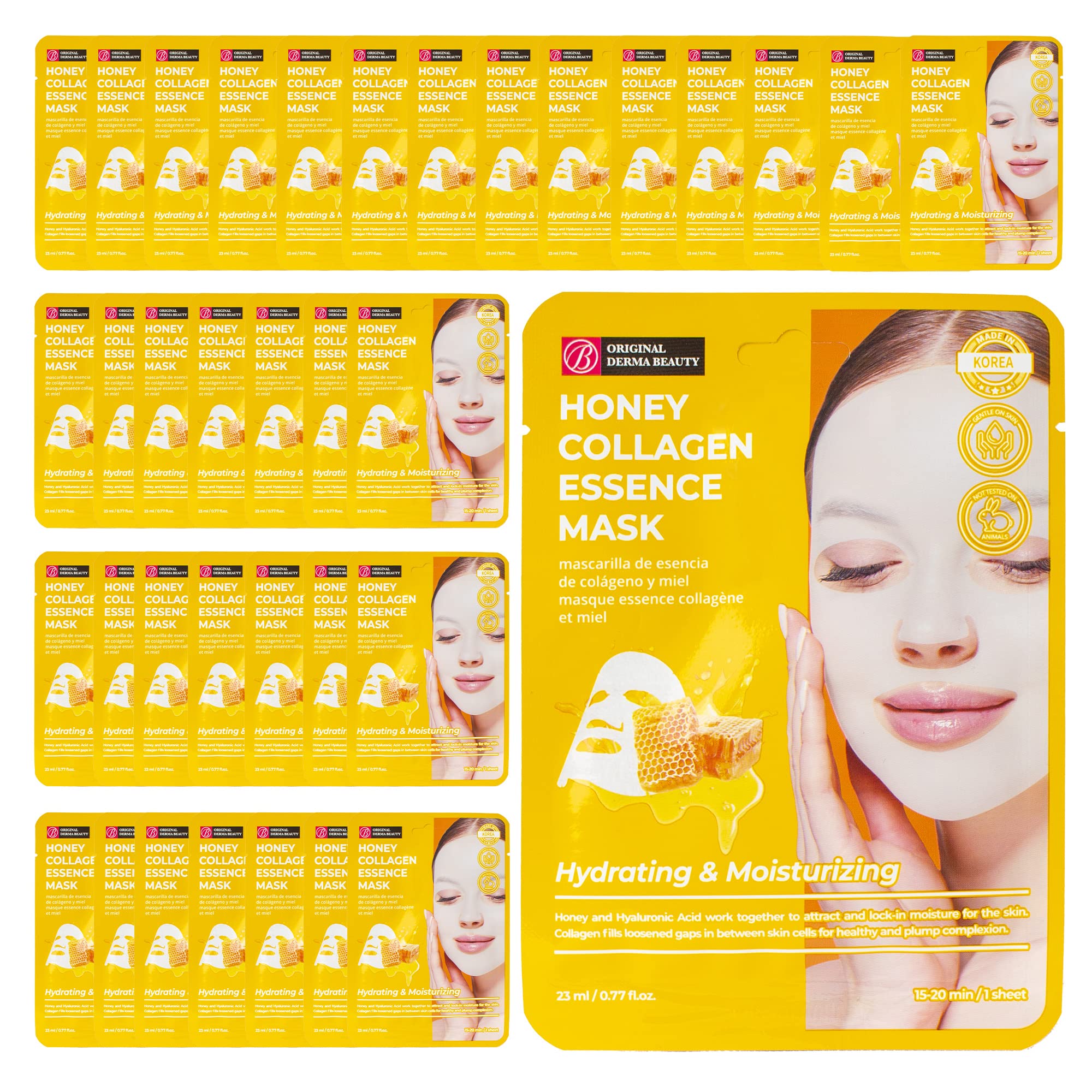 Foto 2 pulgar | Mascarillas Faciales Innerest Original Derma Beauty Collagen X36 - Venta Internacional.