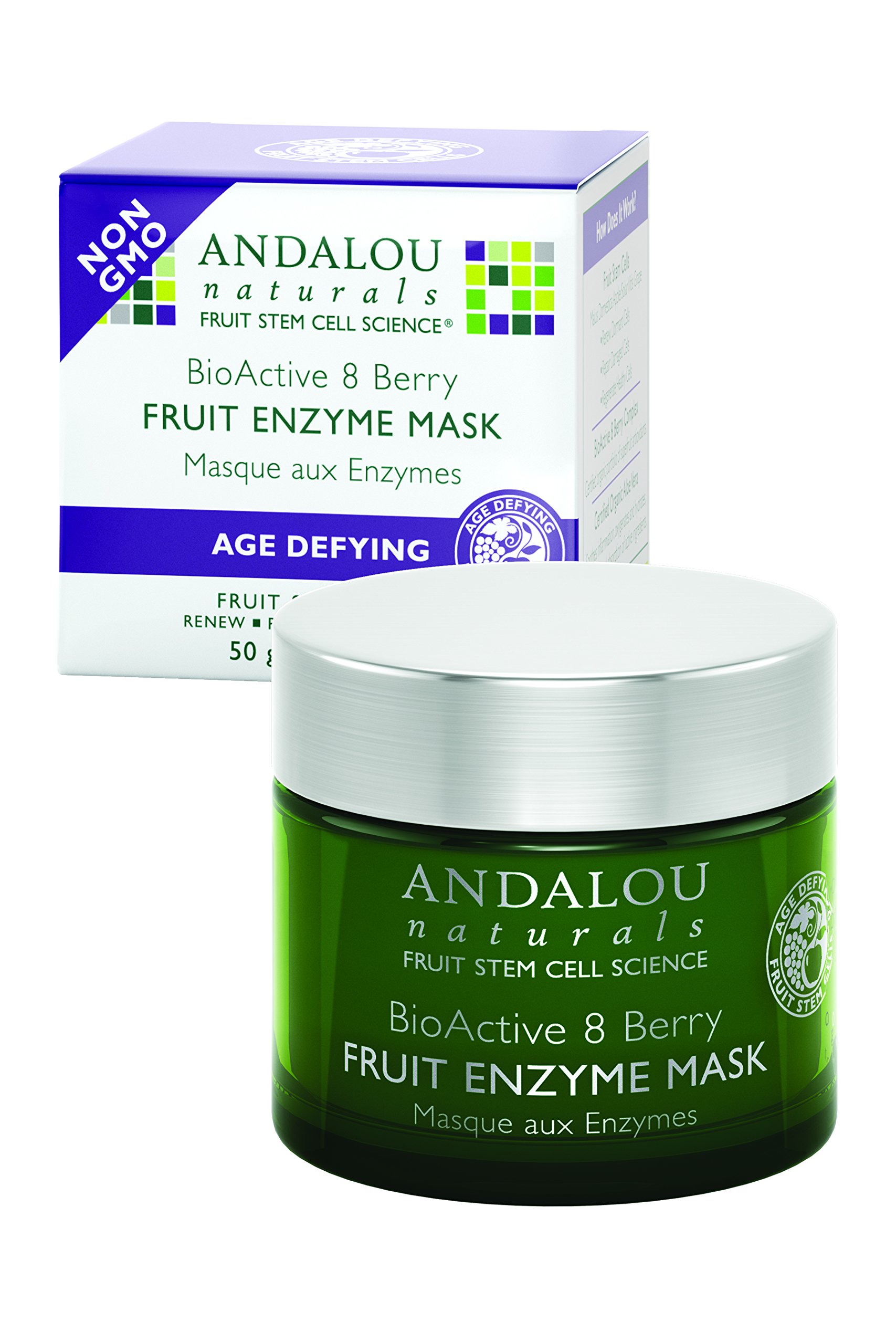 Mascarilla Facial Andalou Naturals Bioactive 8 Berry Fruit Enzyme 50 ml - Venta Internacional