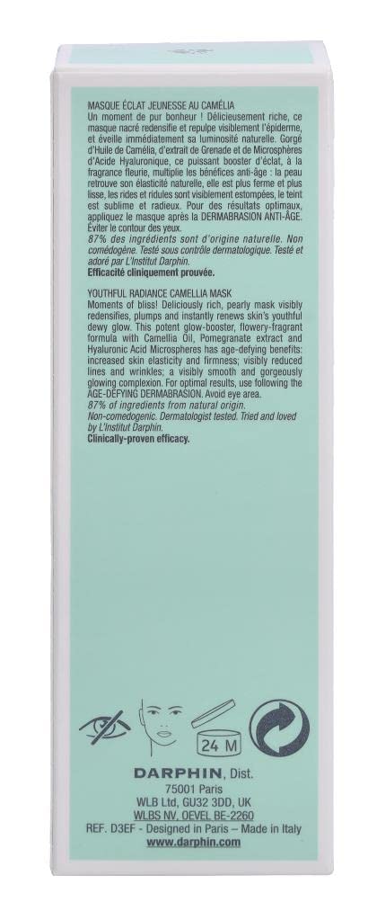 Foto 3 | Mascarilla Facial Darphin Youthful Radiance Camellia 75 Ml - Venta Internacional.