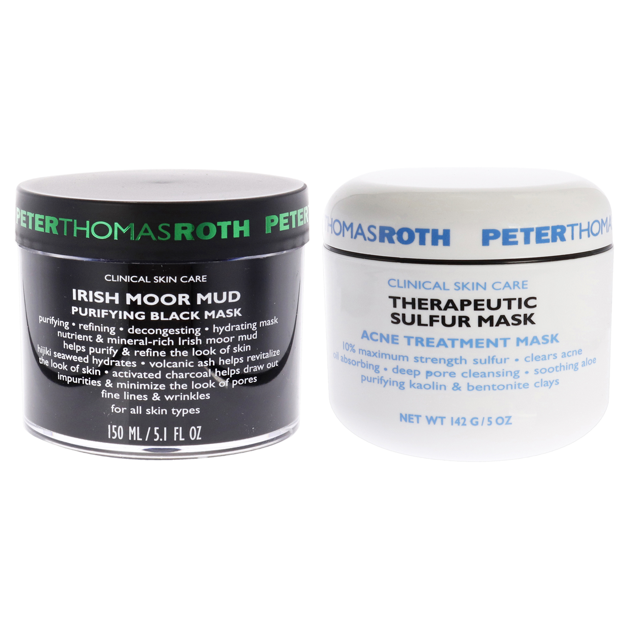 Foto 3 pulgar | Kit De Mascarillas Peter Thomas Roth Irish Moor Mud Con Azufre, 2 Unidades - Venta Internacional.