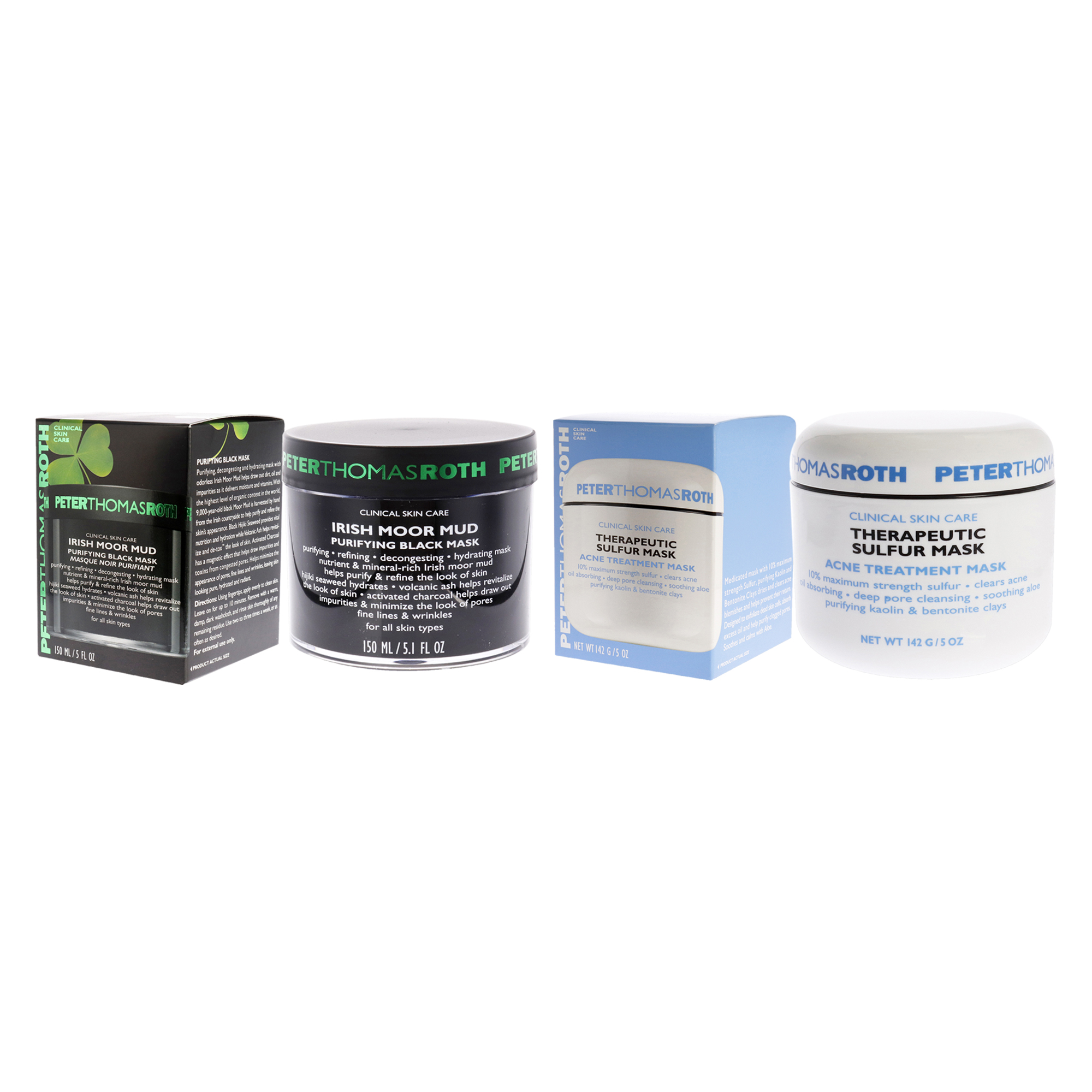 Foto 5 pulgar | Kit De Mascarillas Peter Thomas Roth Irish Moor Mud Con Azufre, 2 Unidades - Venta Internacional.
