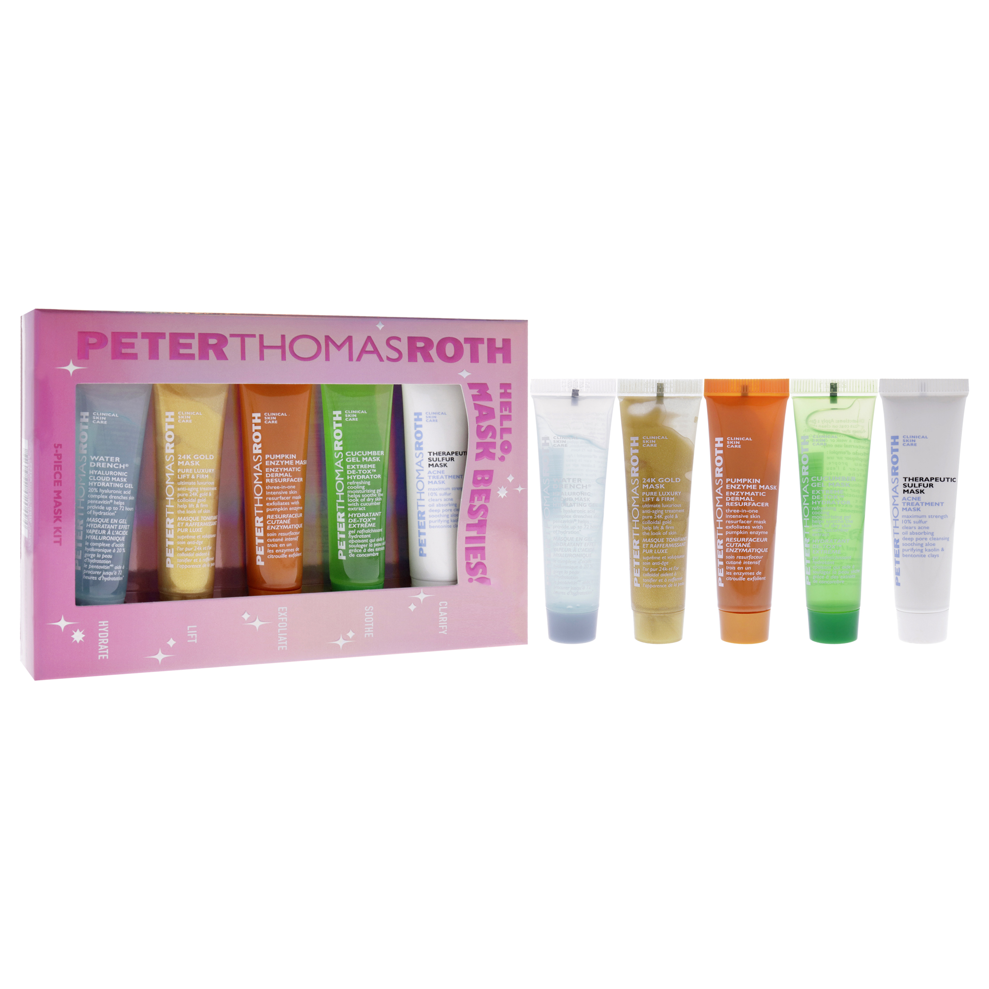 Foto 4 pulgar | Kit De Mascarillas Peter Thomas Roth Hello Mask Besties De 5 Piezas Para Wo - Venta Internacional.