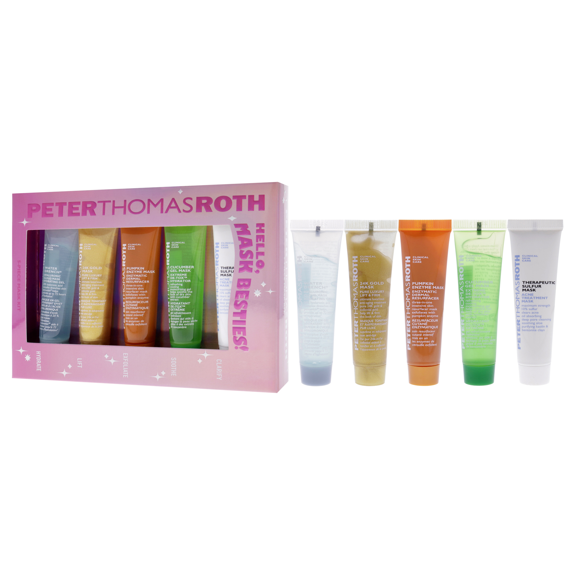 Foto 5 pulgar | Kit De Mascarillas Peter Thomas Roth Hello Mask Besties De 5 Piezas Para Wo - Venta Internacional.