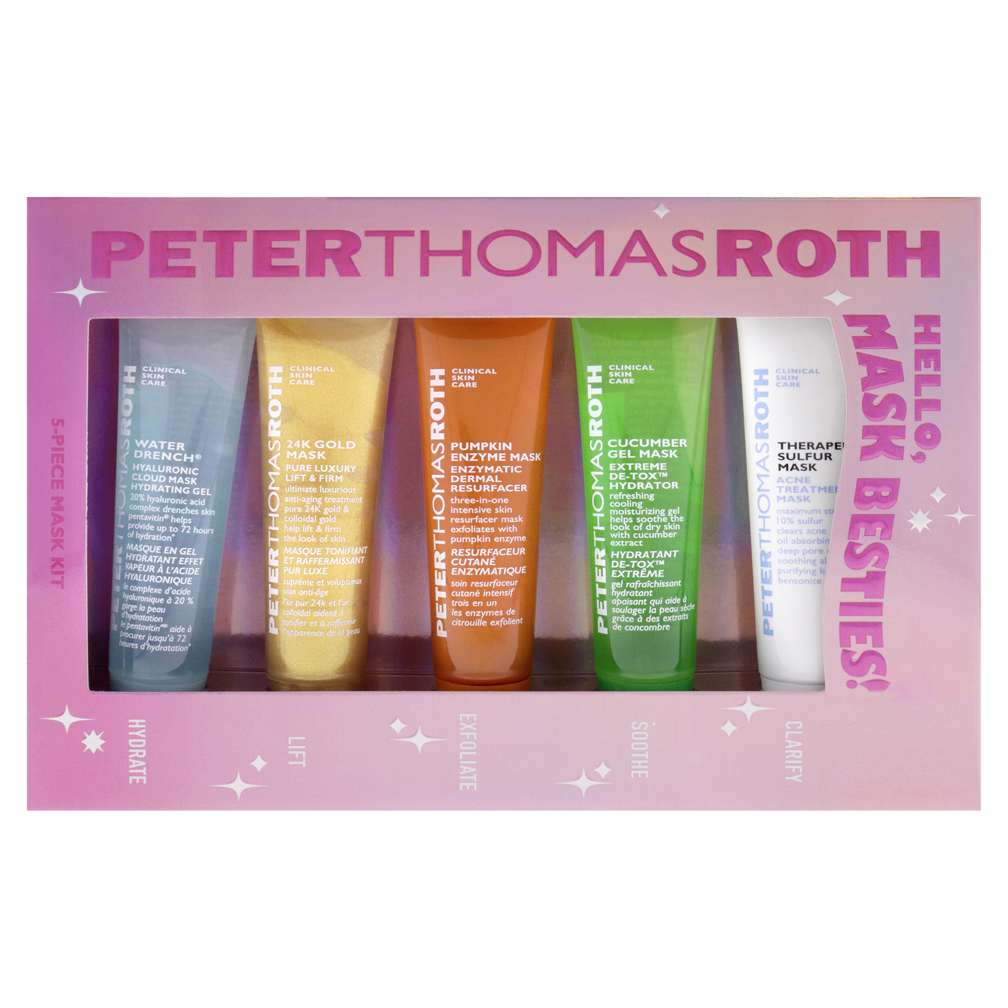 Foto 6 pulgar | Kit De Mascarillas Peter Thomas Roth Hello Mask Besties De 5 Piezas Para Wo - Venta Internacional.