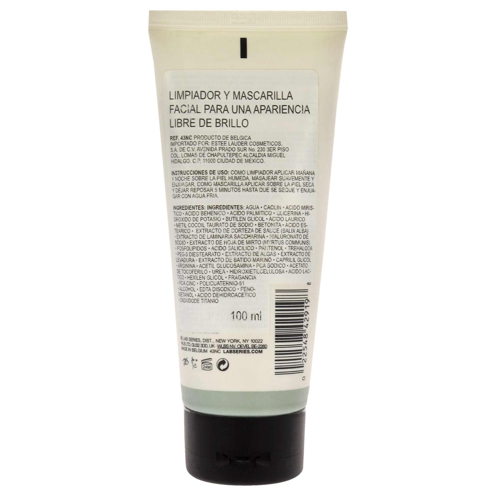 Foto 3 pulgar | Limpiador Y Mascarilla Lab Series Oil Control Arcilla 100 Ml - Venta Internacional.