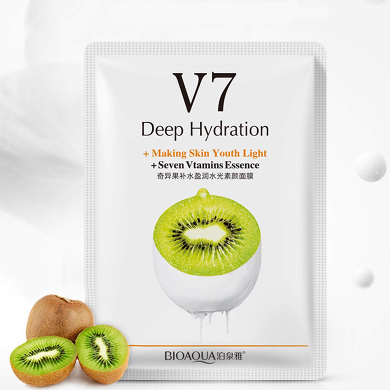 Foto 6 pulgar | Mascarilla Facial Bioaqua V7 De Hidratación Profunda Con 7 Vitaminas 30 G X 8 - Venta Internacional.