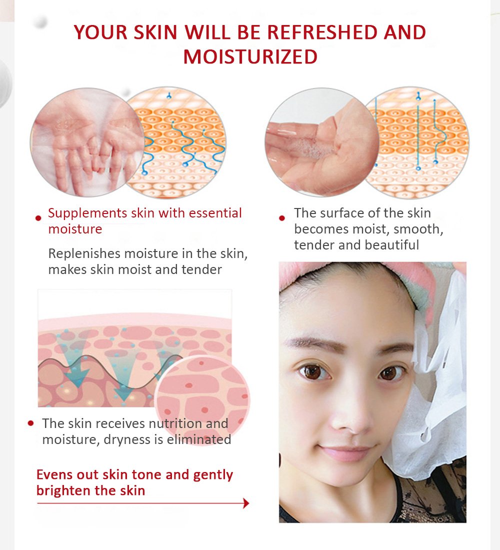Foto 8 pulgar | Mascarilla Facial Bioaqua V7 De Hidratación Profunda Con 7 Vitaminas 30 G X 8 - Venta Internacional.
