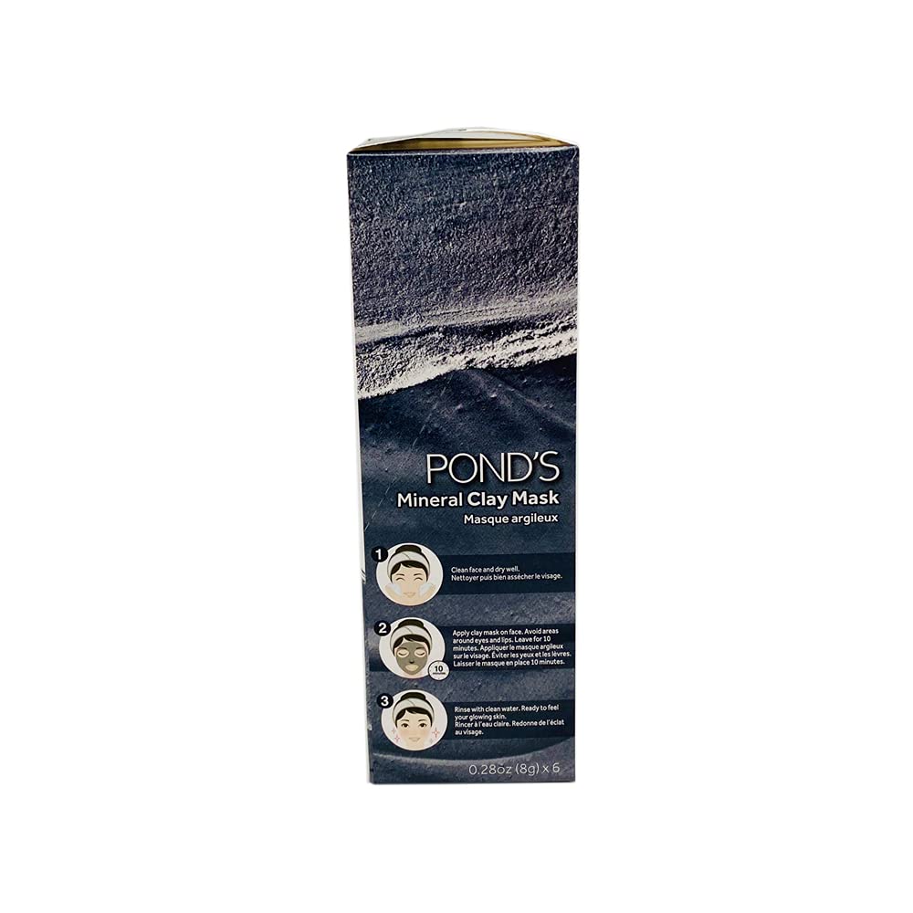 Foto 5 pulgar | Mascarilla De Arcilla Pond's Pure Detox Mineral Charcoal Con Arcilla Marroquí - Venta Internacional.