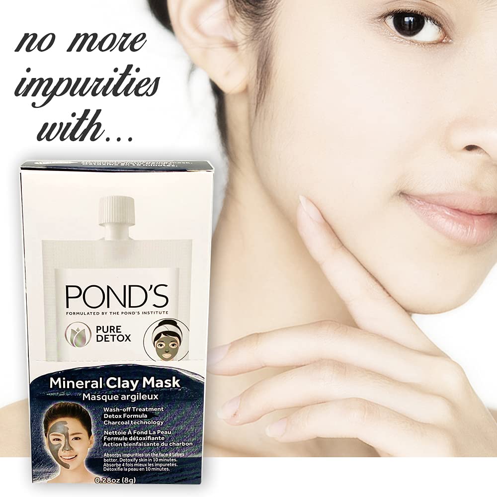 Foto 6 | Mascarilla De Arcilla Pond's Pure Detox Mineral Charcoal Con Arcilla Marroquí - Venta Internacional.