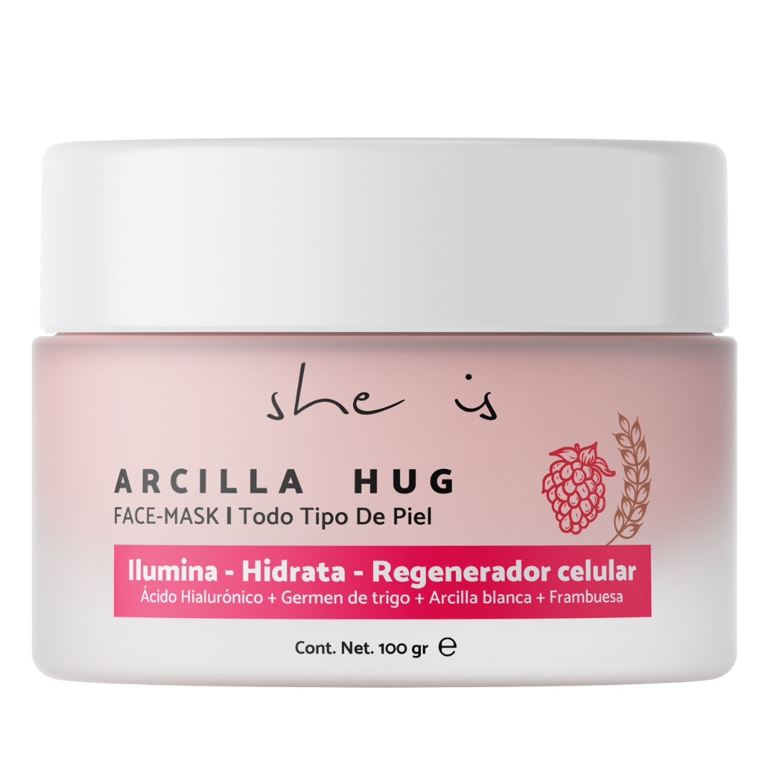 Foto 2 pulgar | Mascarilla Facial She Is Skincare Arcilla Hug 100 g