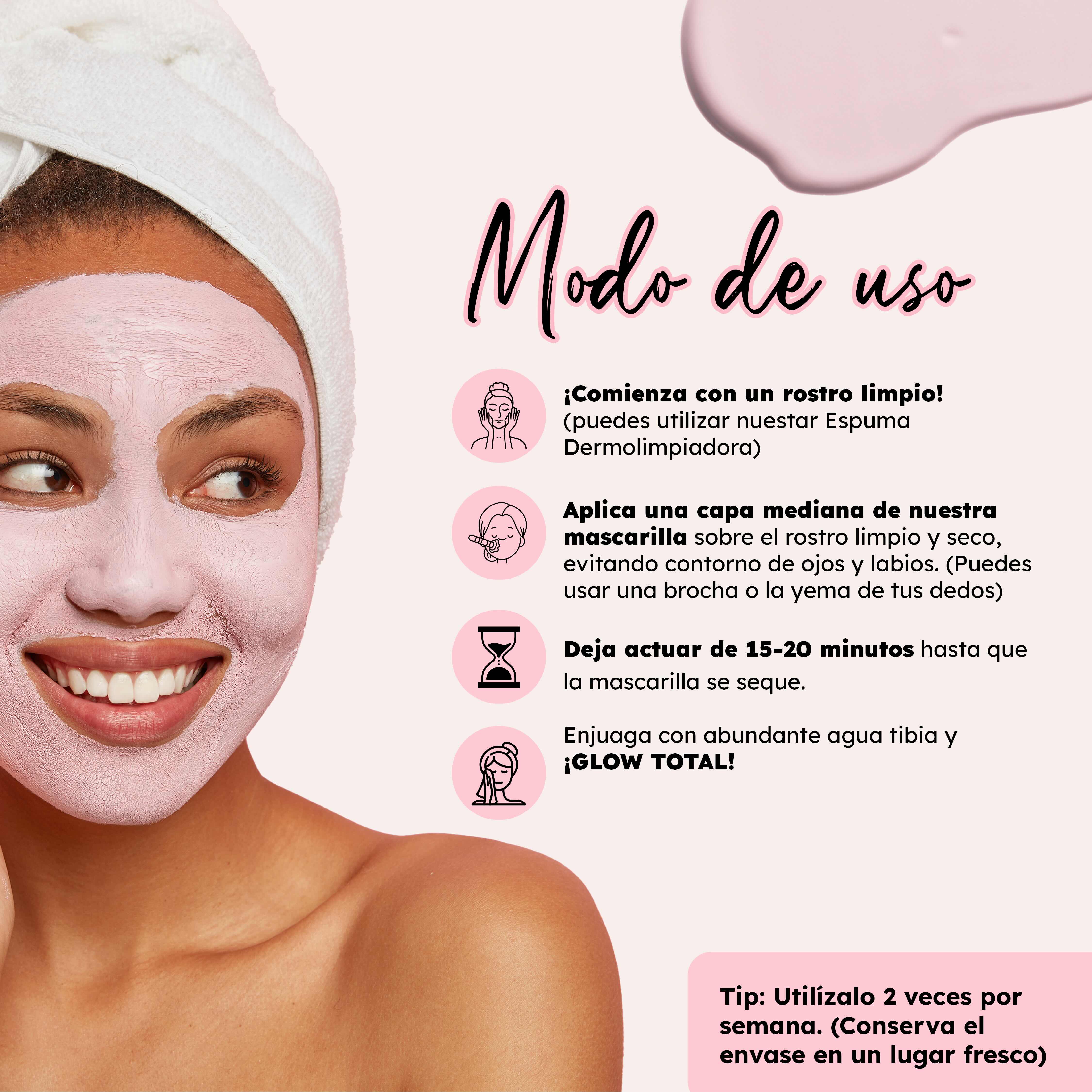 Foto 6 pulgar | Mascarilla Facial She Is Skincare Arcilla Hug 100 g