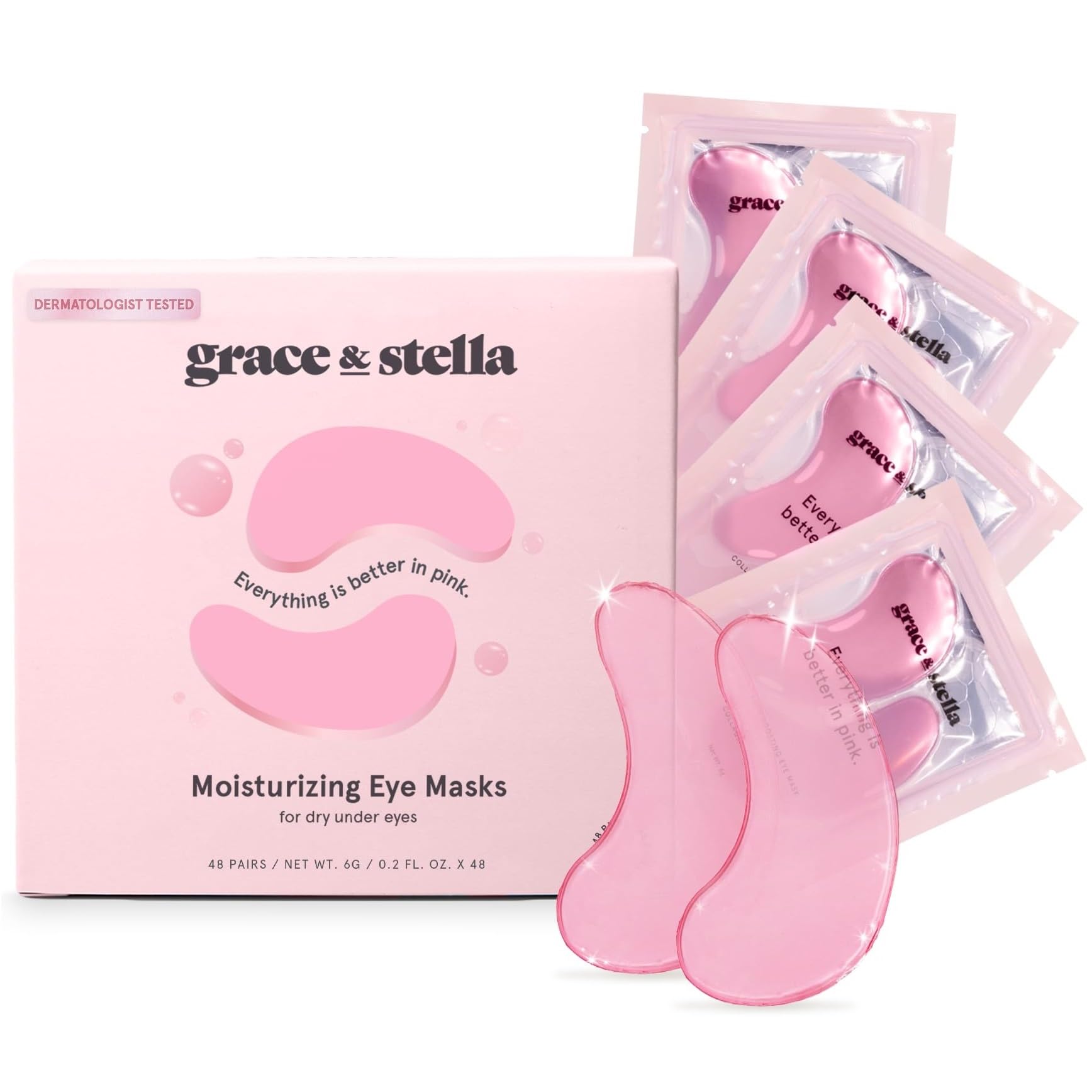 Máscara Under Eye Ganadora Del Premio Grace & Stella (48 Pares) - Venta Internacional. $1,086