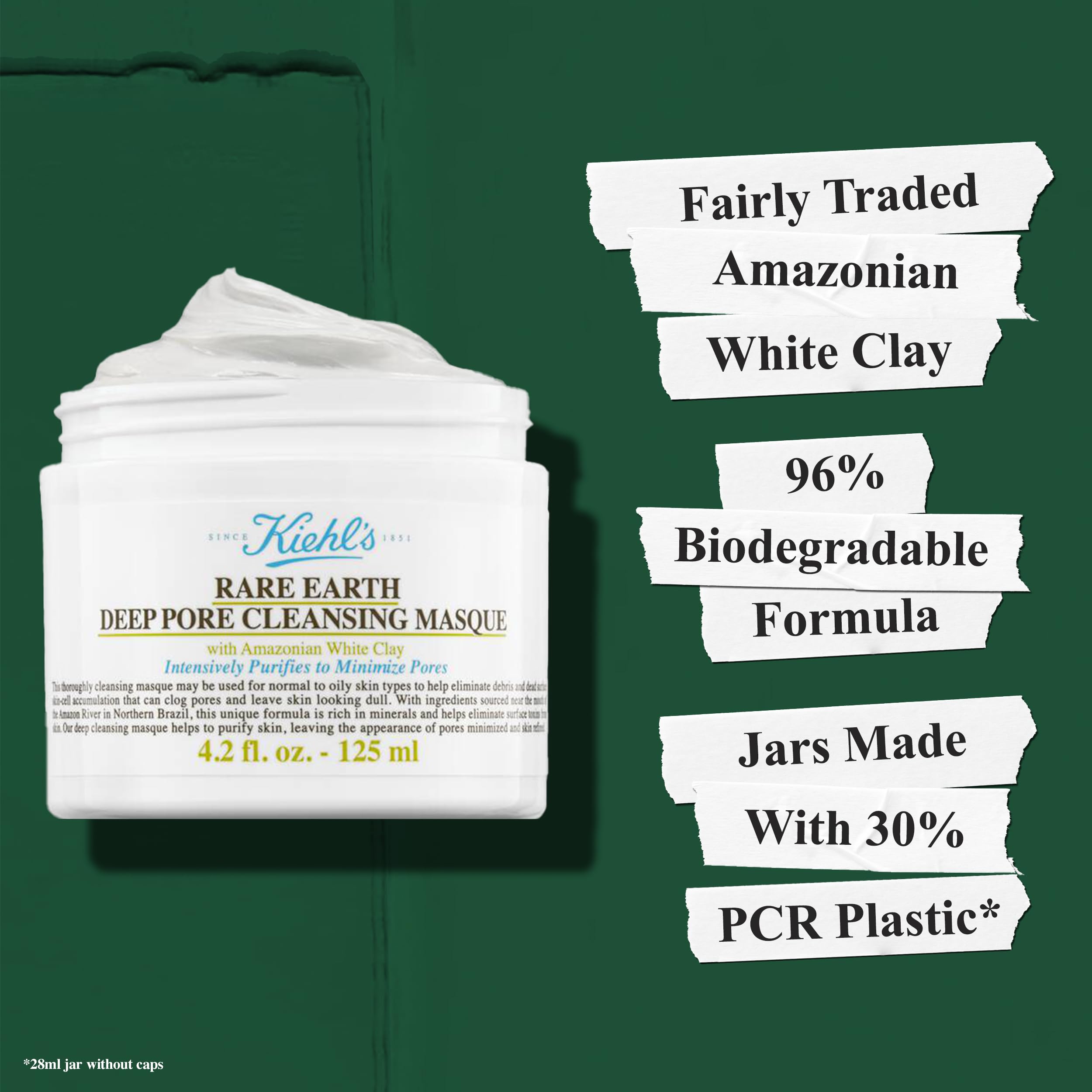 Foto 8 pulgar | Mascarilla Facial Kiehl's Rare Earth Deep Pore Cleansing 28 Ml - Venta Internacional.