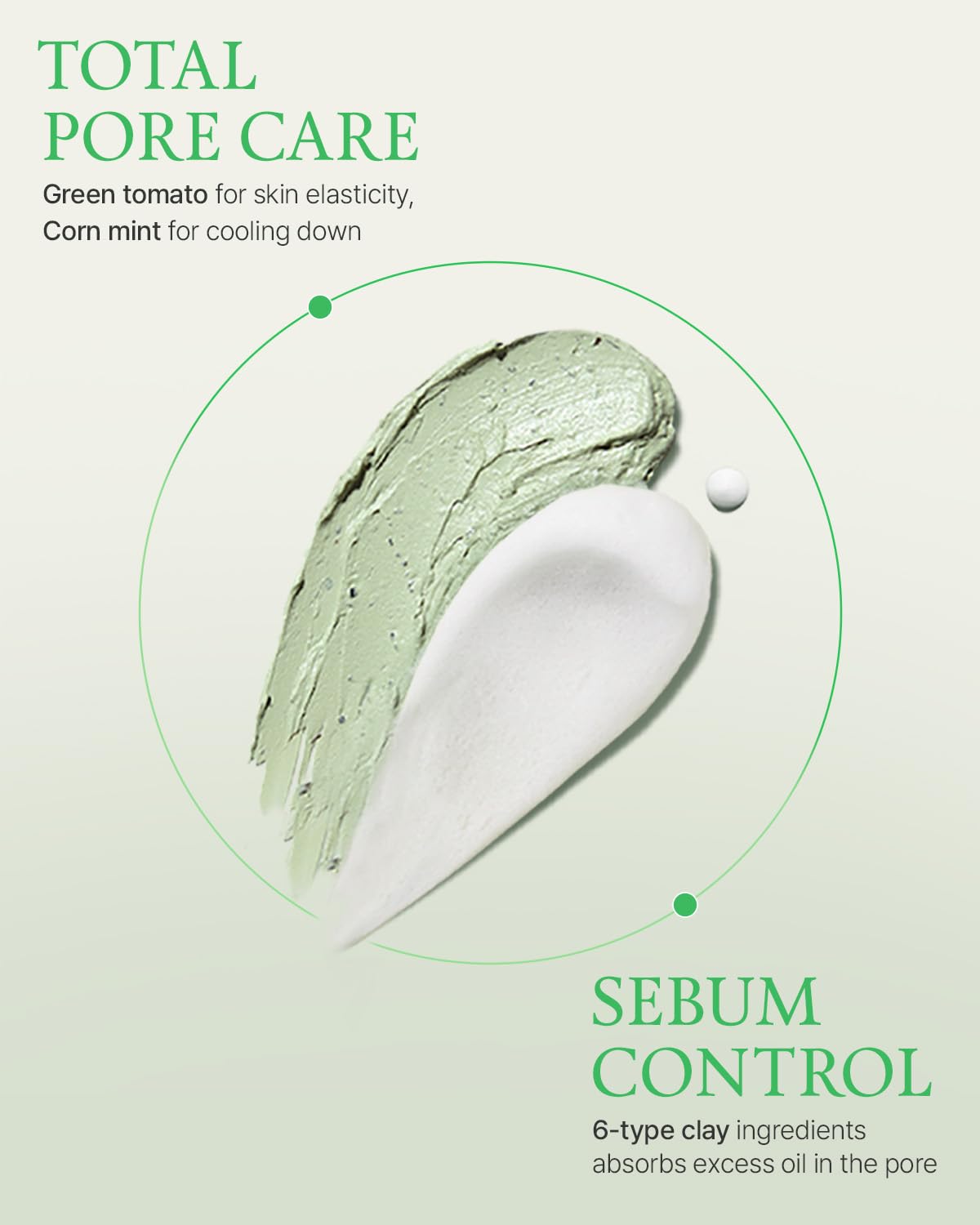 Foto 5 pulgar | Mascarilla Limpiadora De Arcilla, Totalmente Verde, Purificadora De Poros De Tomate, 120 Ml - Venta Internacional.
