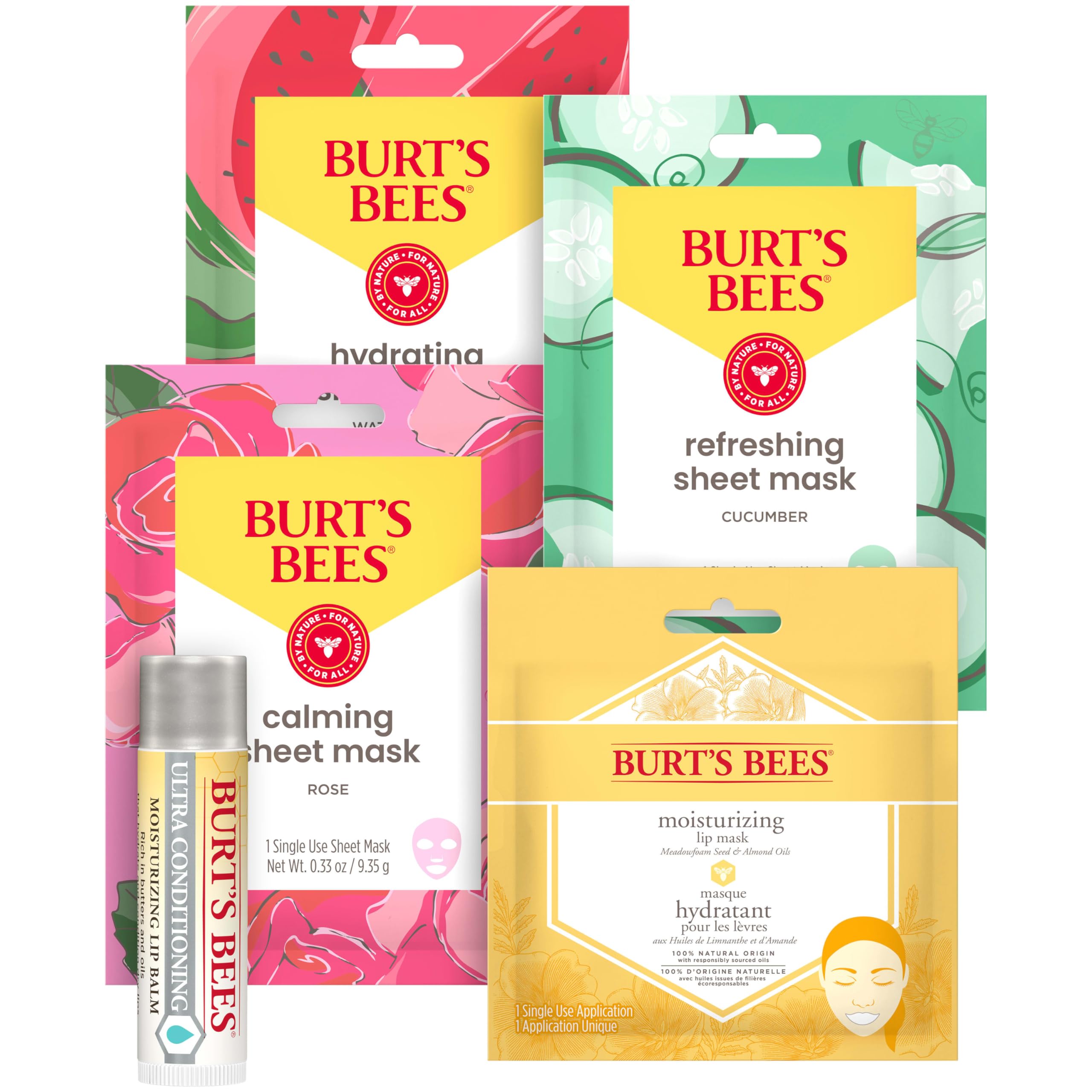 Foto 7 pulgar | Set De Regalo Burt's Bees Mask Bundle, Bálsamo Labial Hidratante - Venta Internacional.