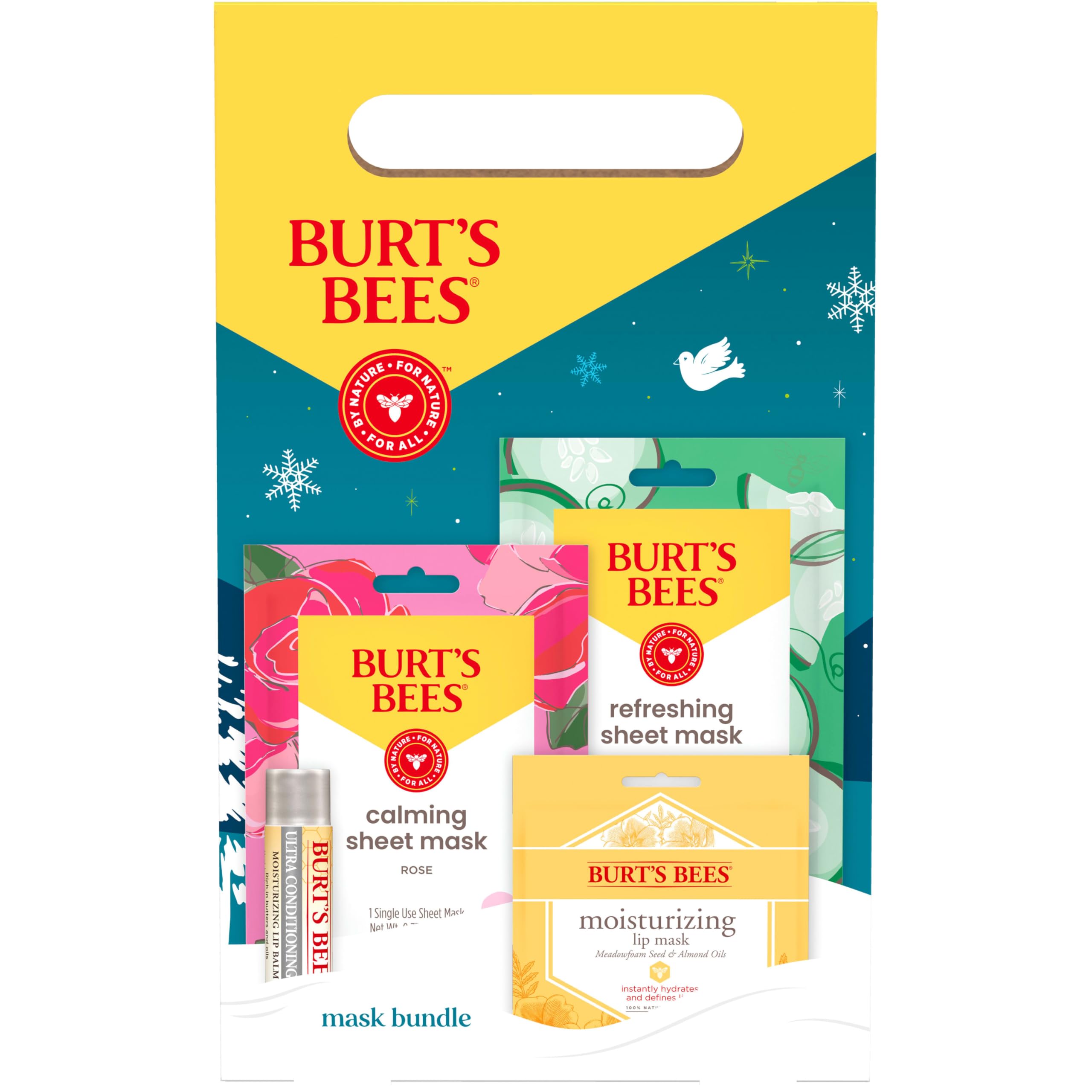 Foto 8 pulgar | Set De Regalo Burt's Bees Mask Bundle, Bálsamo Labial Hidratante - Venta Internacional.