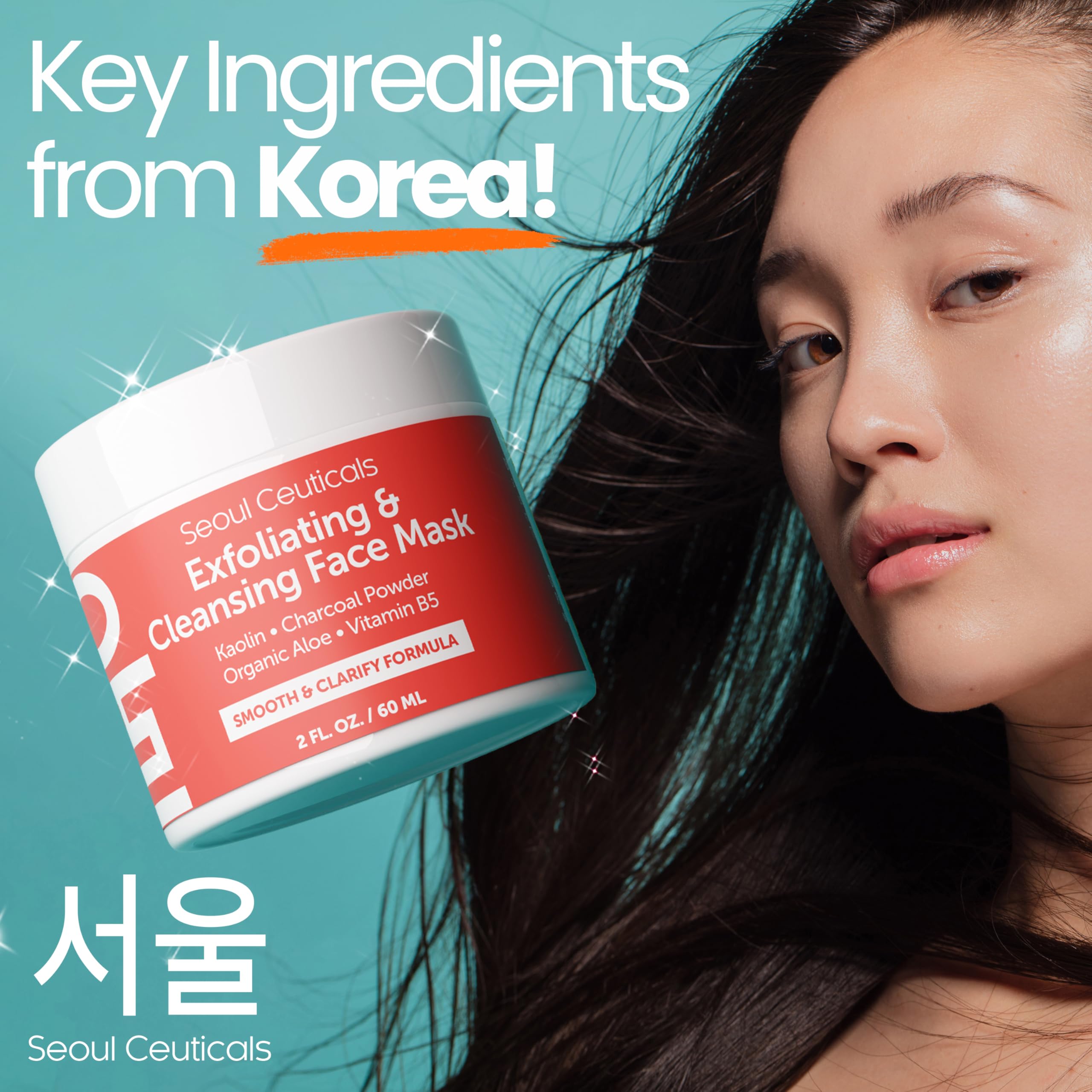 Foto 5 pulgar | Mascarilla Exfoliante Seoulceuticals Face Scrub 60 Ml Con Arcilla De Caolín - Venta Internacional.