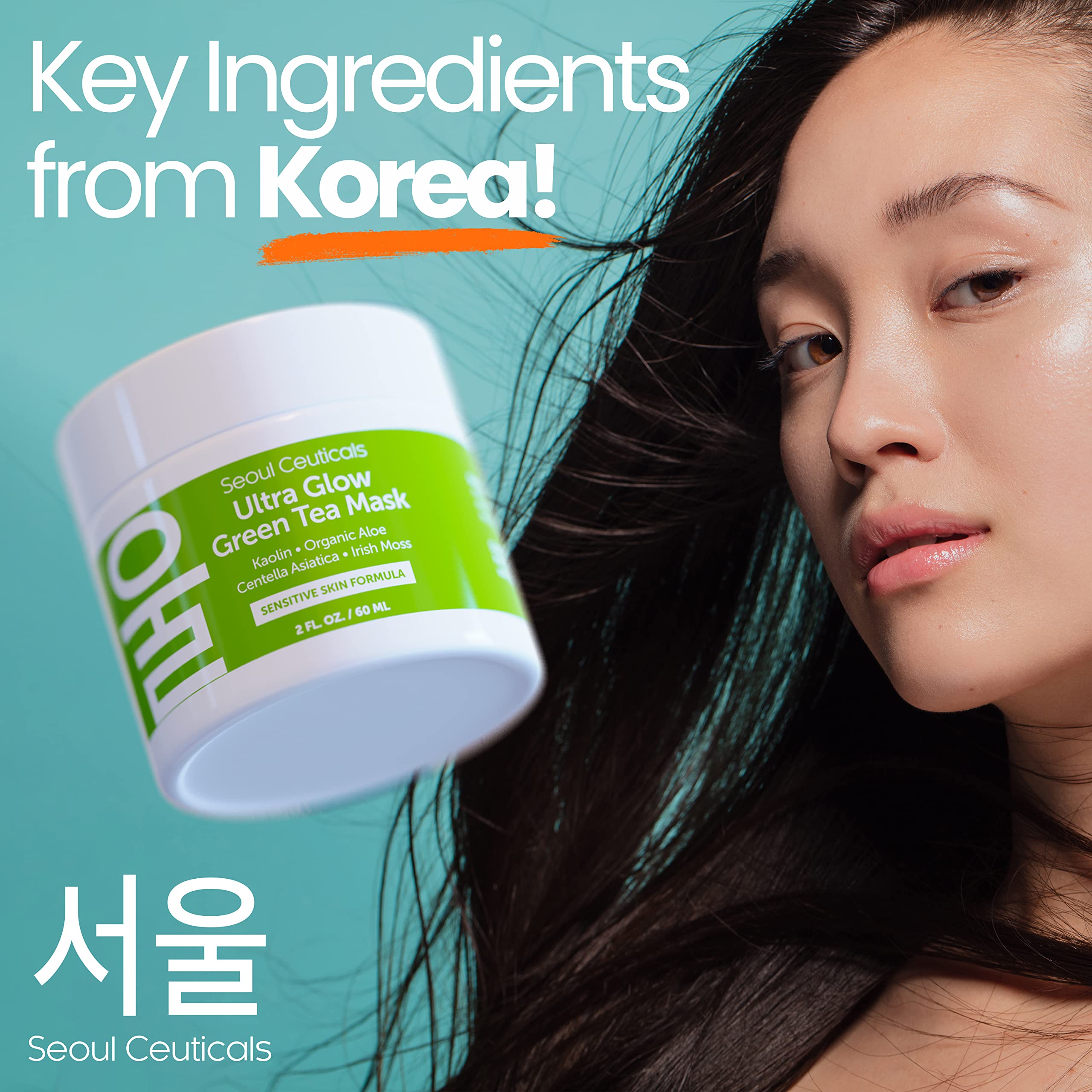 Foto 3 pulgar | Mascarilla Facial Seoulceuticals, Té Verde Y Aloe Vera, 60 Ml, Sensible - Venta Internacional.