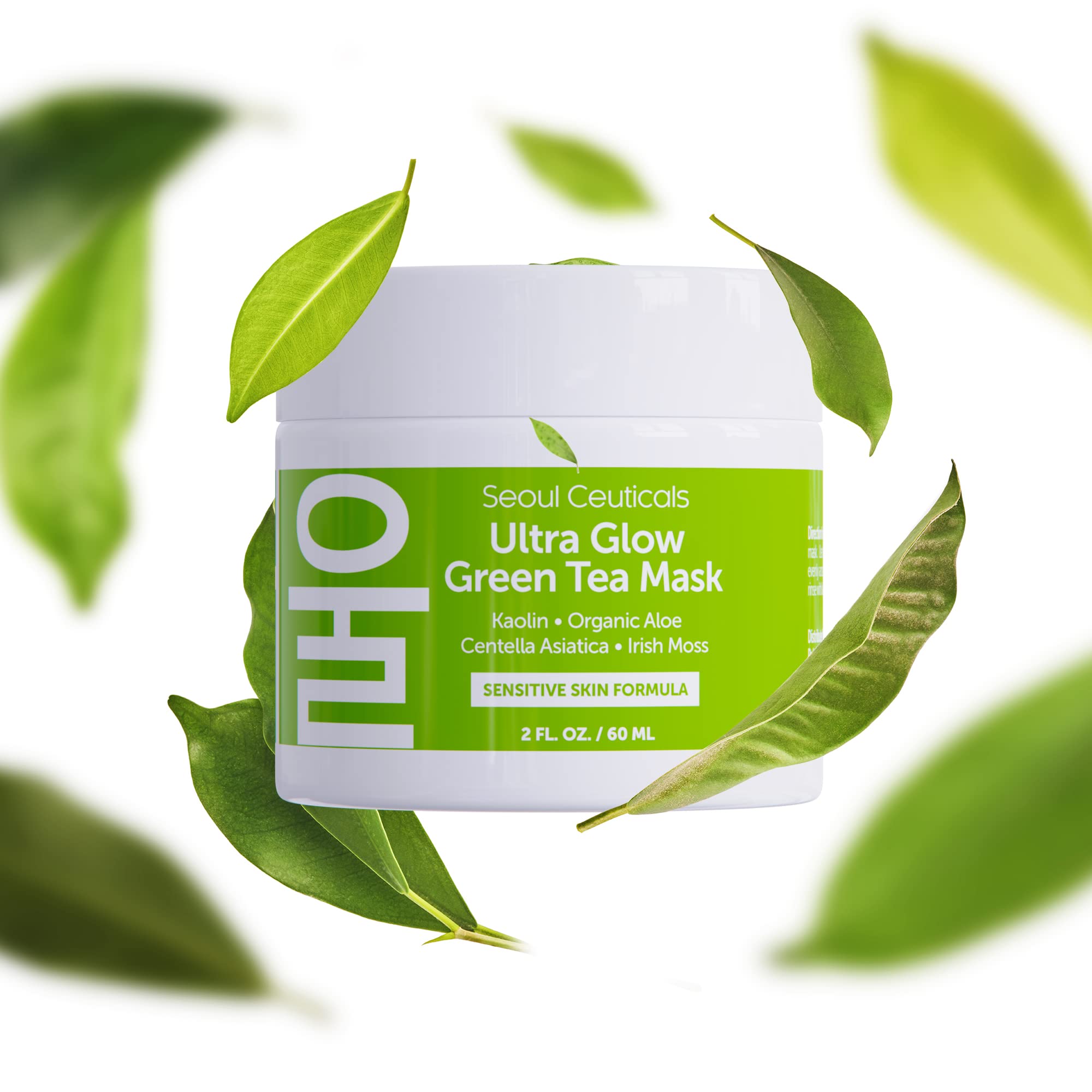 Foto 5 pulgar | Mascarilla Facial Seoulceuticals, Té Verde Y Aloe Vera, 60 Ml, Sensible - Venta Internacional.