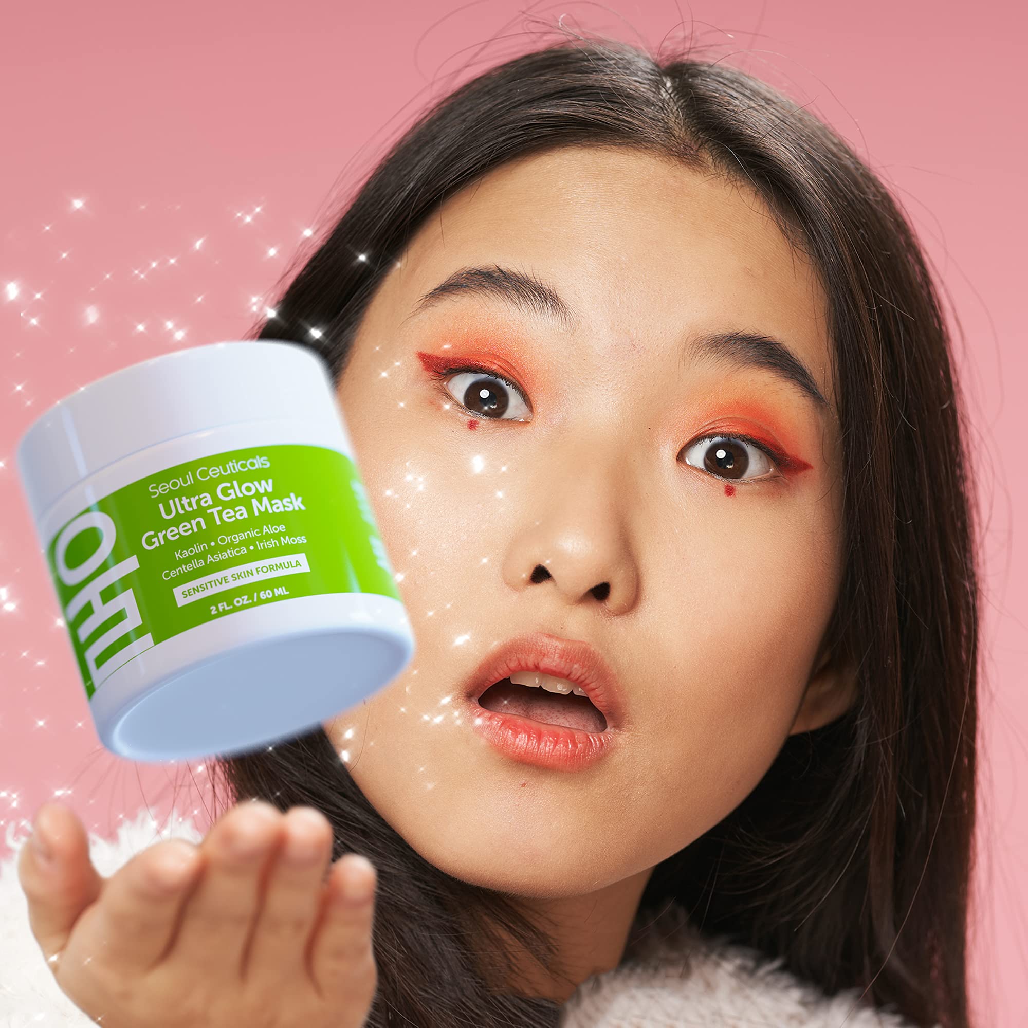 Foto 6 pulgar | Mascarilla Facial Seoulceuticals, Té Verde Y Aloe Vera, 60 Ml, Sensible - Venta Internacional.
