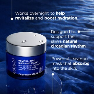 Foto 2 | Mascarilla Para Dormir Andalou Naturals Deep Hydration Revitalizante - Venta Internacional.