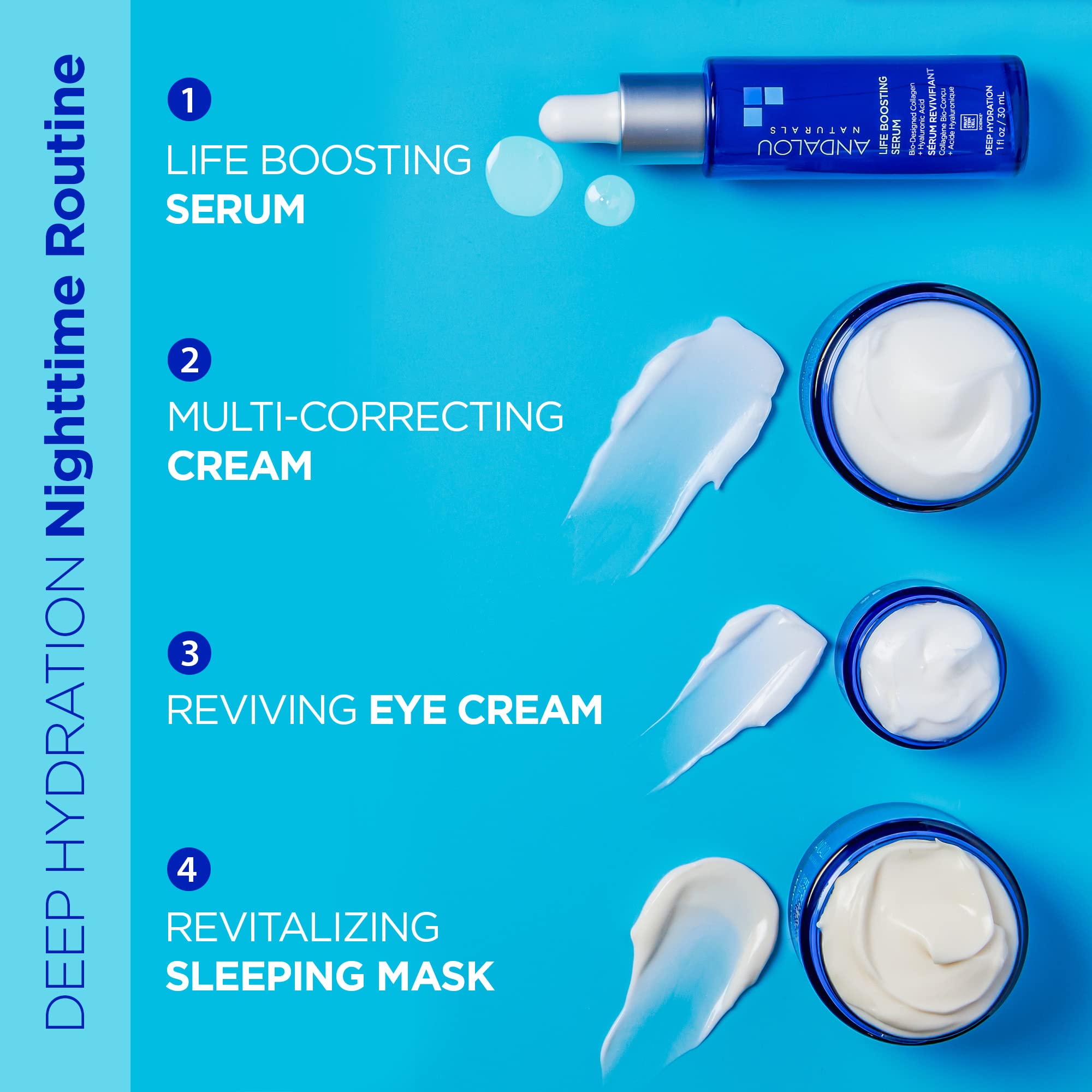 Foto 5 | Mascarilla Para Dormir Andalou Naturals Deep Hydration Revitalizante - Venta Internacional.